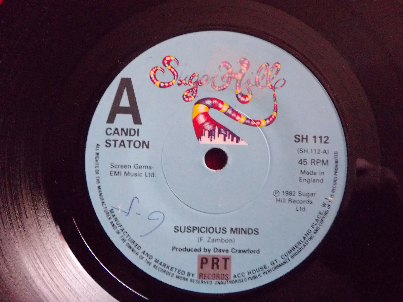 Candi Staton – Suspicious minds / Let´s love and be free (UK Single, 1982)