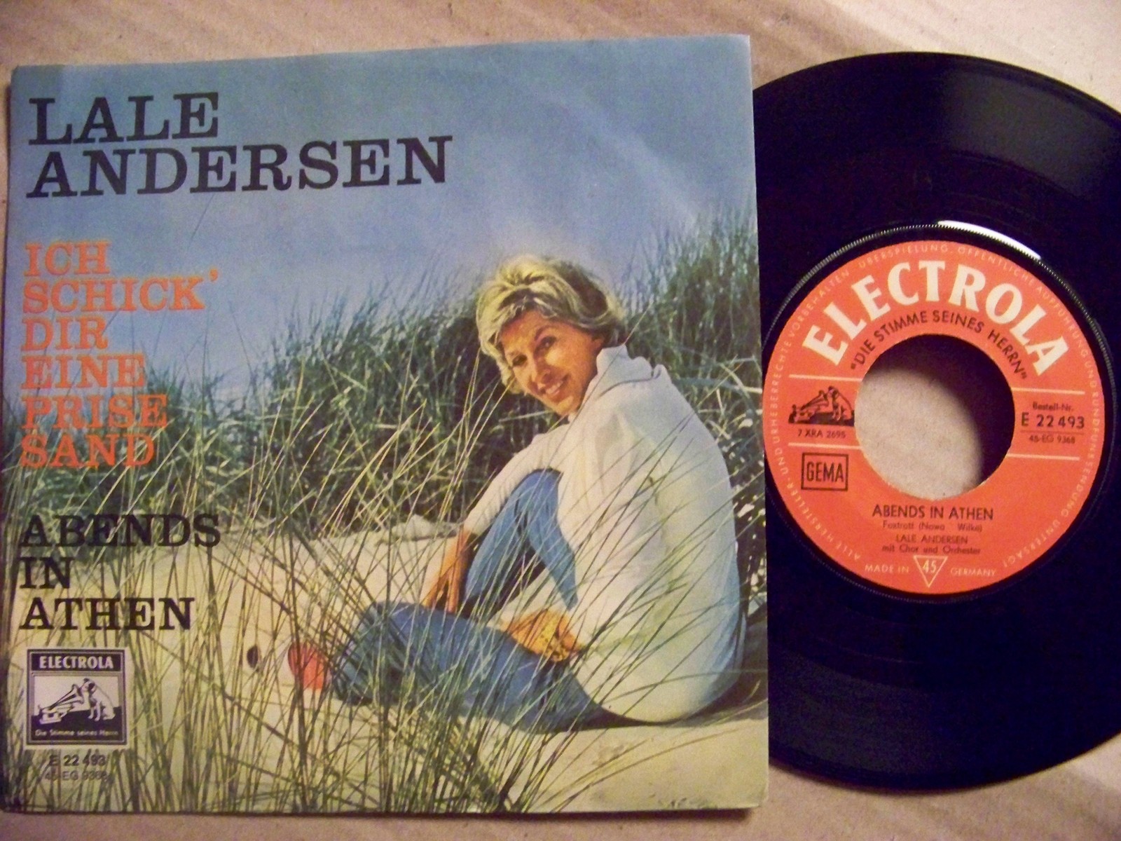 Lale Andersen – Ich schick' dir eine Prise Sand / Abends in Athen
