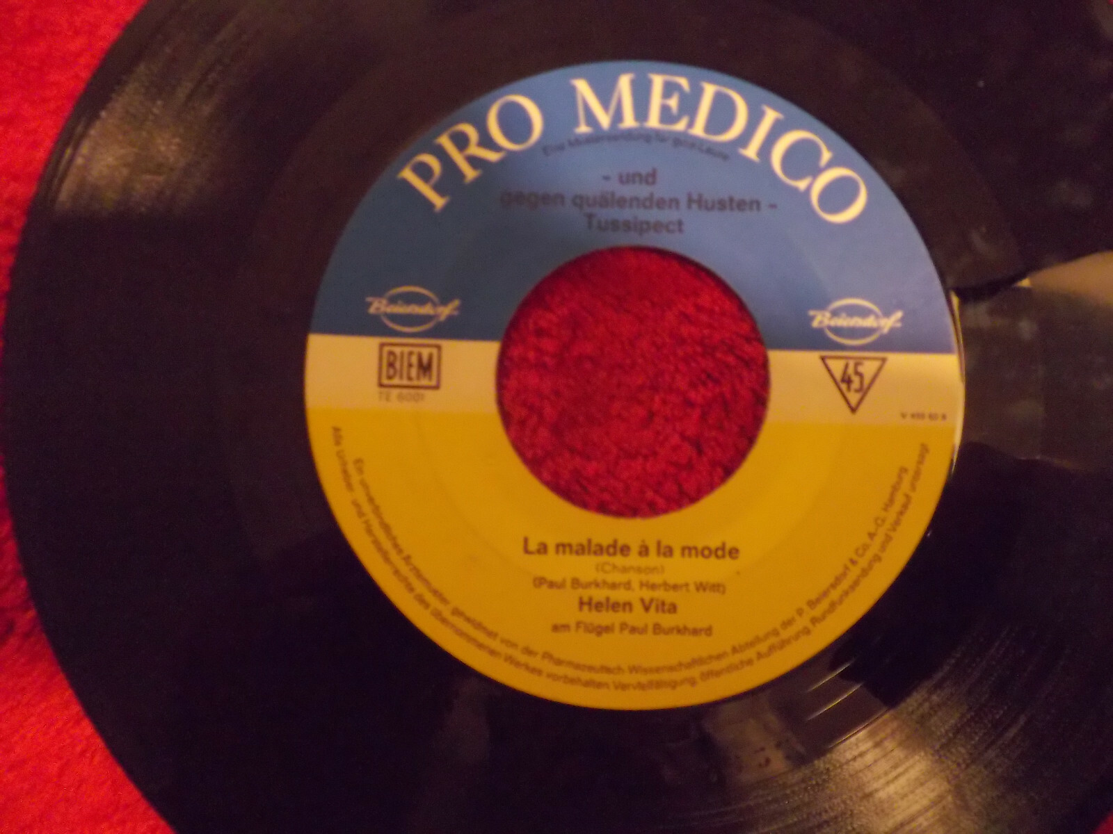 Helen Vita / Georg Kreisler – La malade a la mode / Du bist neurotisch (Single), Bild 2