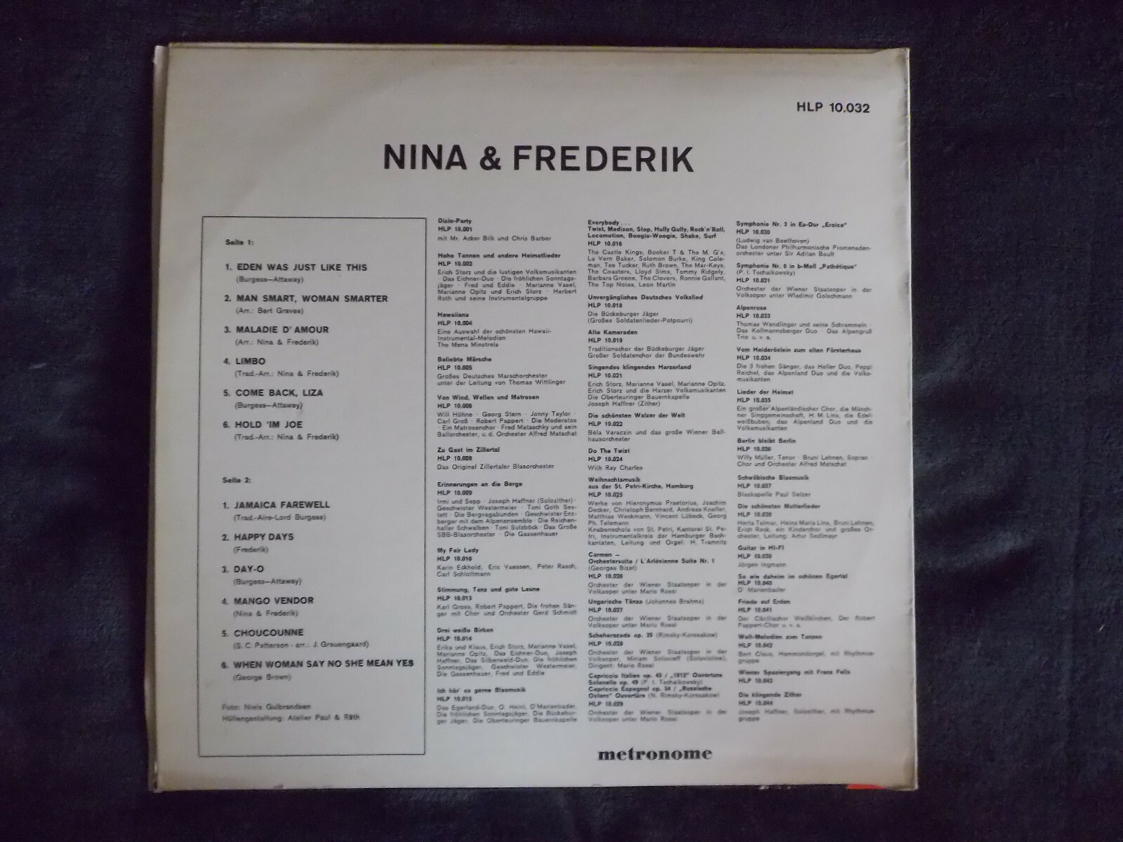 Nina & Frederik – Nina & Frederik (LP), Bild 4