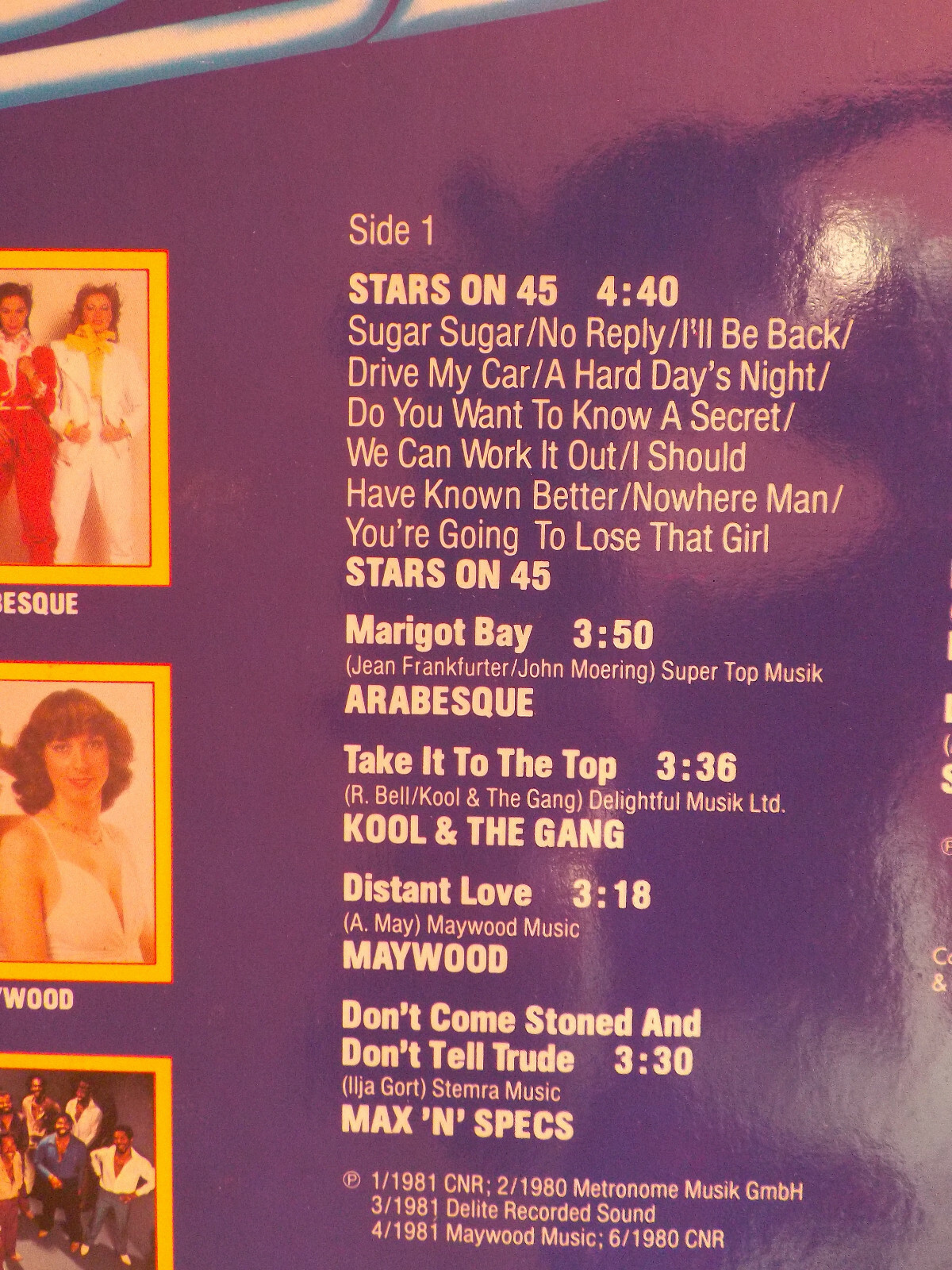 V.A. – Disco Disco Disco | Metronome Records LP, Bild 4