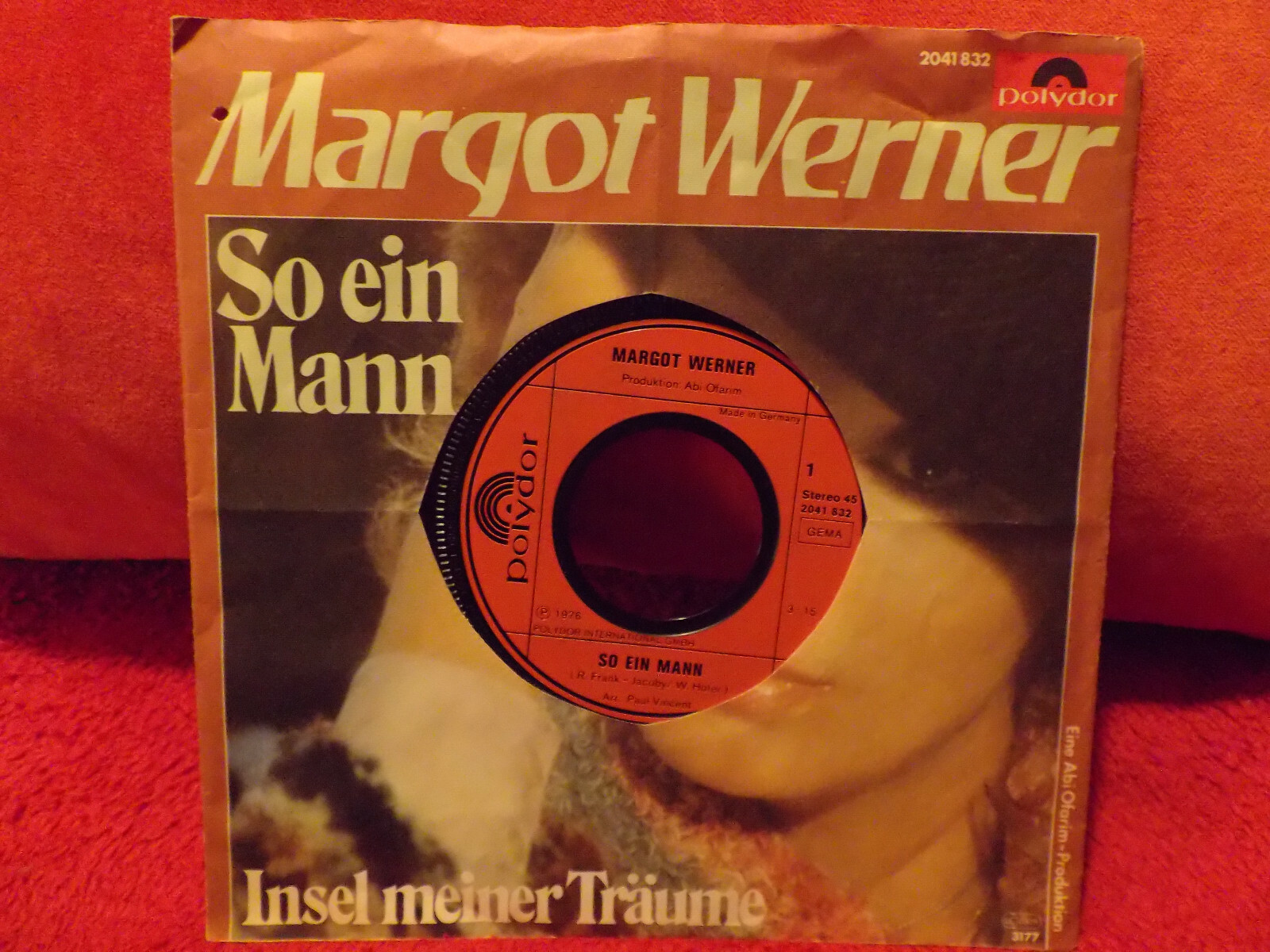 Margot Werner – So ein Mann / Insel meiner Träume | Polydor 2041 832 (Deutschland, 1976)