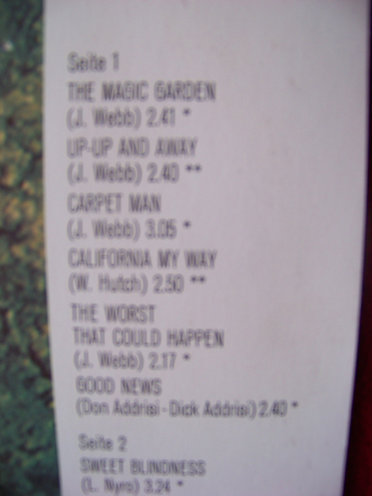The Fantastic 5th Dimension – The Fantastic 5th Dimension (LP), Bild 3