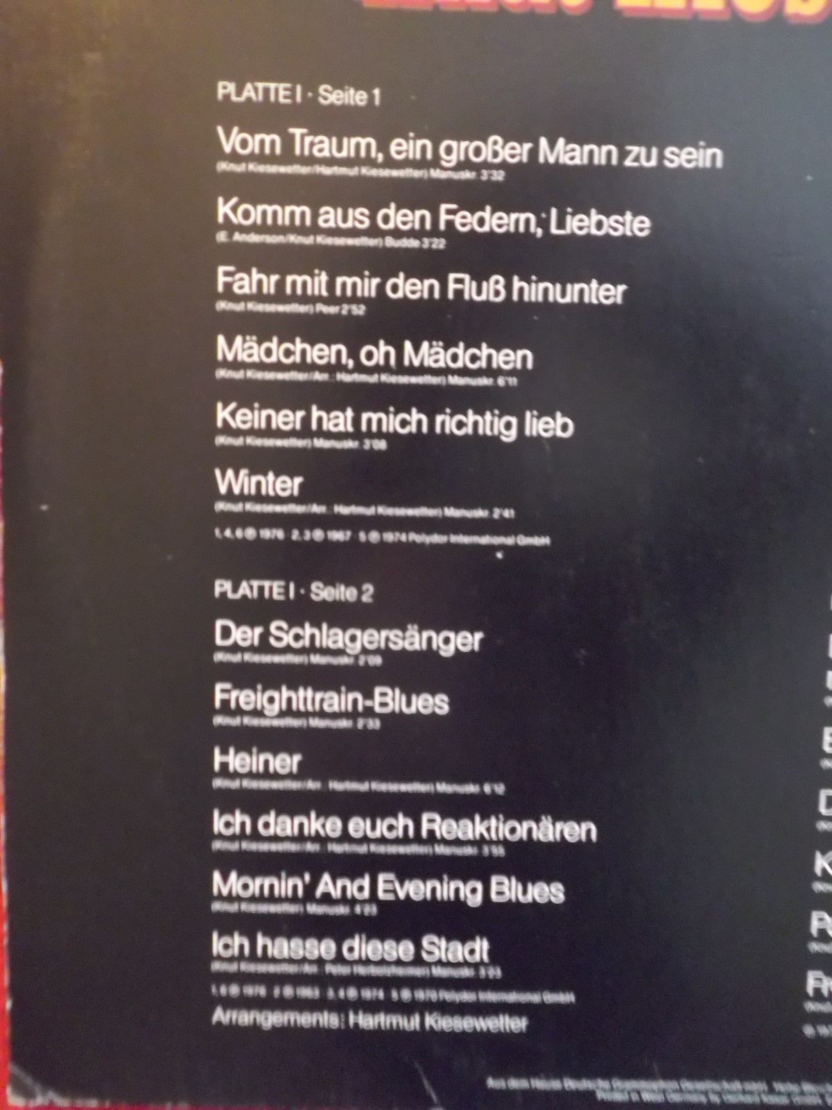 Knut Kiesewetter – Stargala (Polydor Records, Double LP), Bild 4