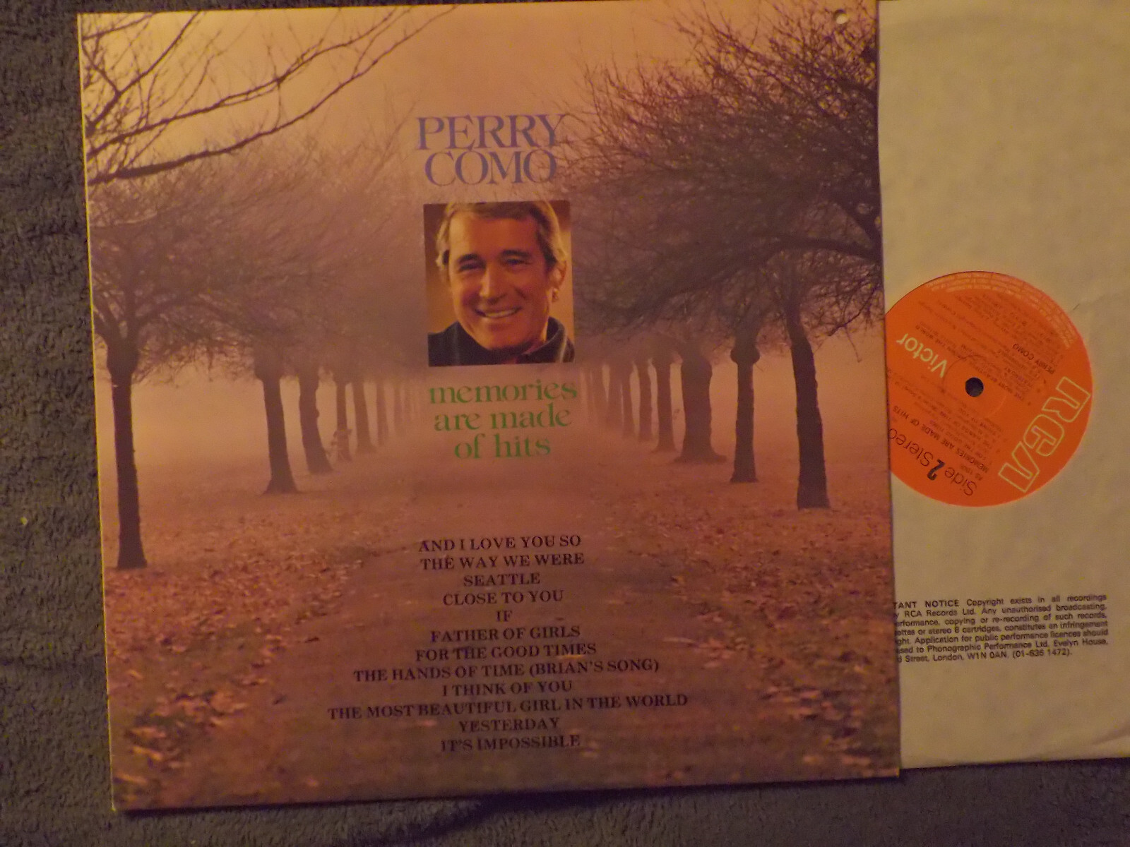 Perry Como – Memories are made of hits (LP, RCA Records)
