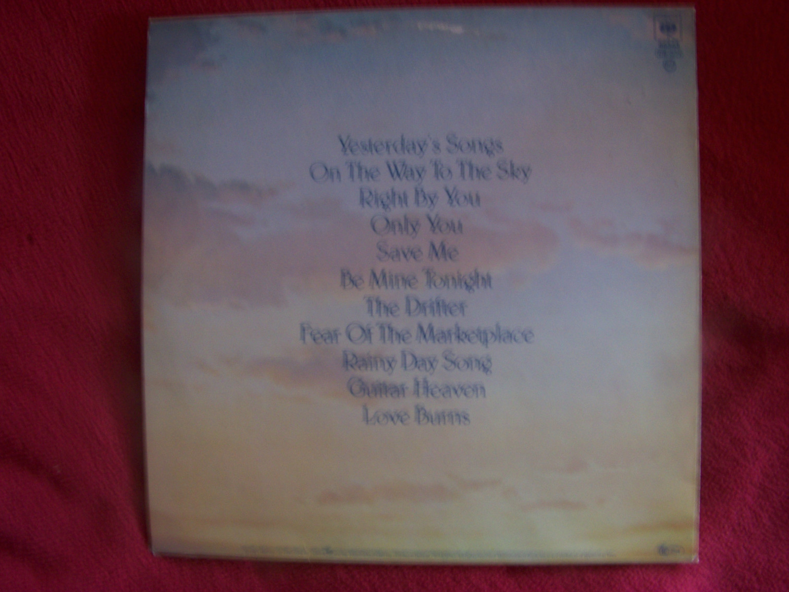 Neil Diamond – On the Way to the Sky (LP, CBS Records, Niederlande, 1981), Bild 2