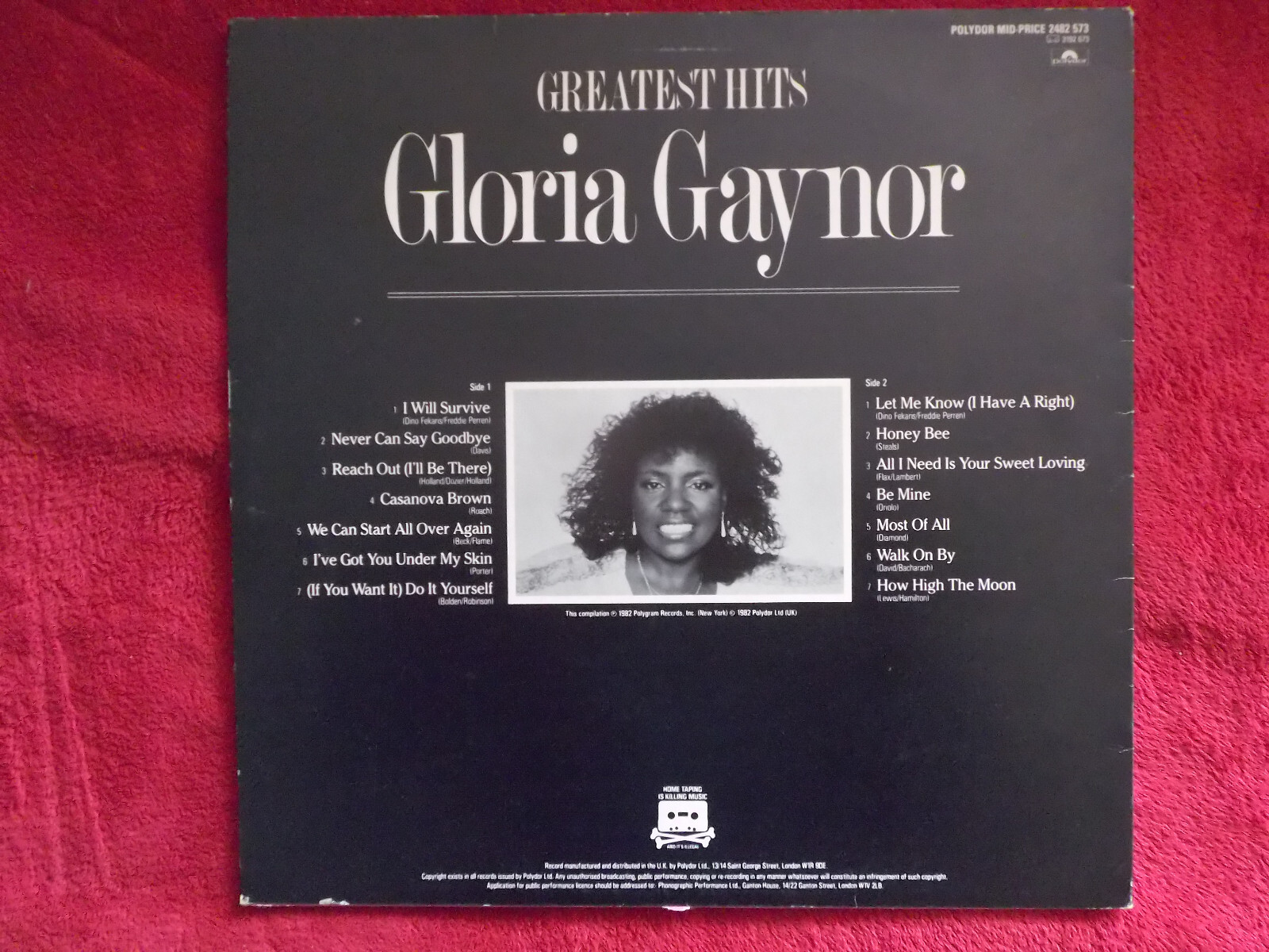 Gloria Gaynor – Greatest Hits | Polydor LP, 1982, Bild 3