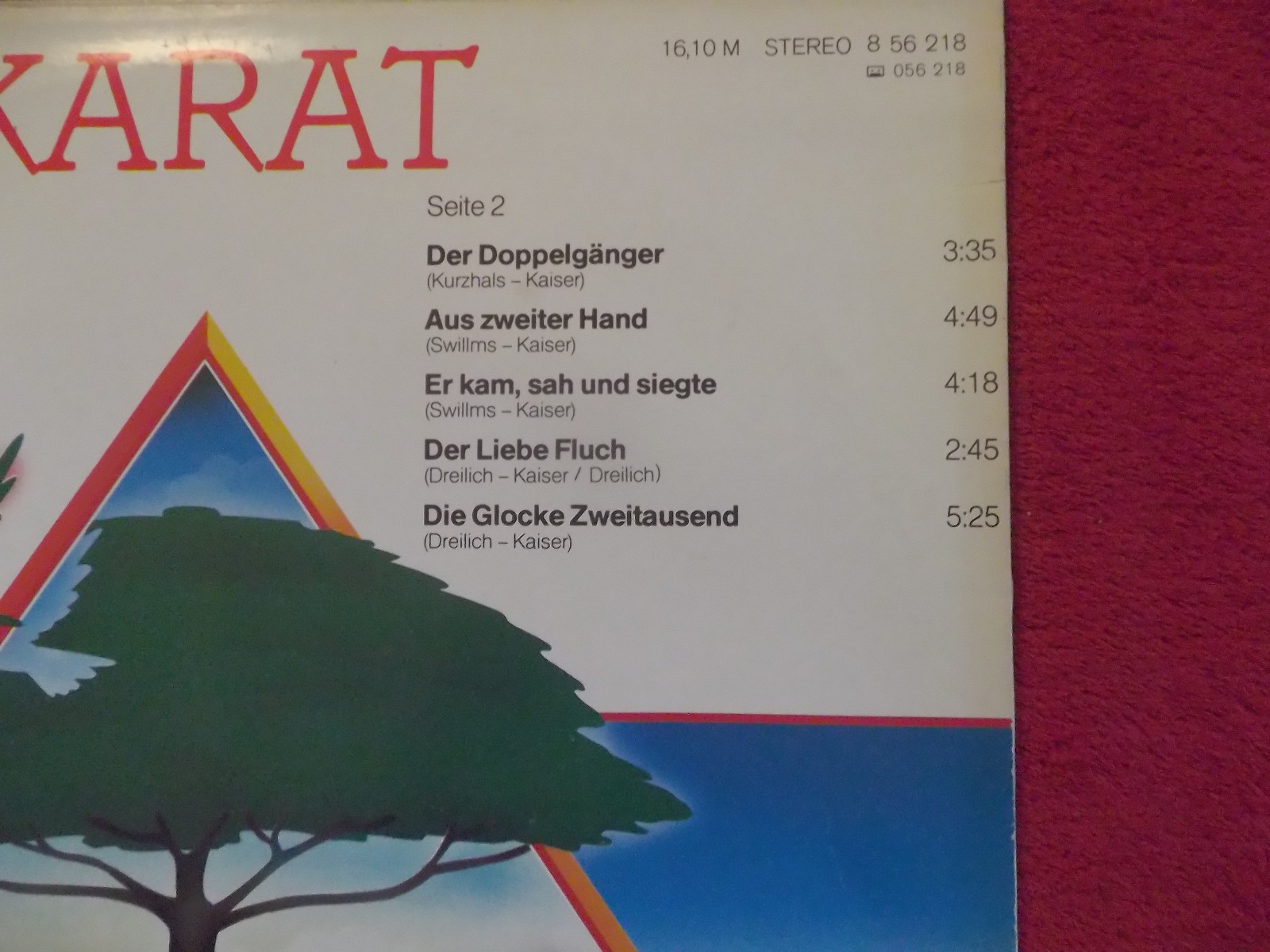 Karat – Fünfte Jahreszeit | LP, Amiga Records, 1987, Bild 5