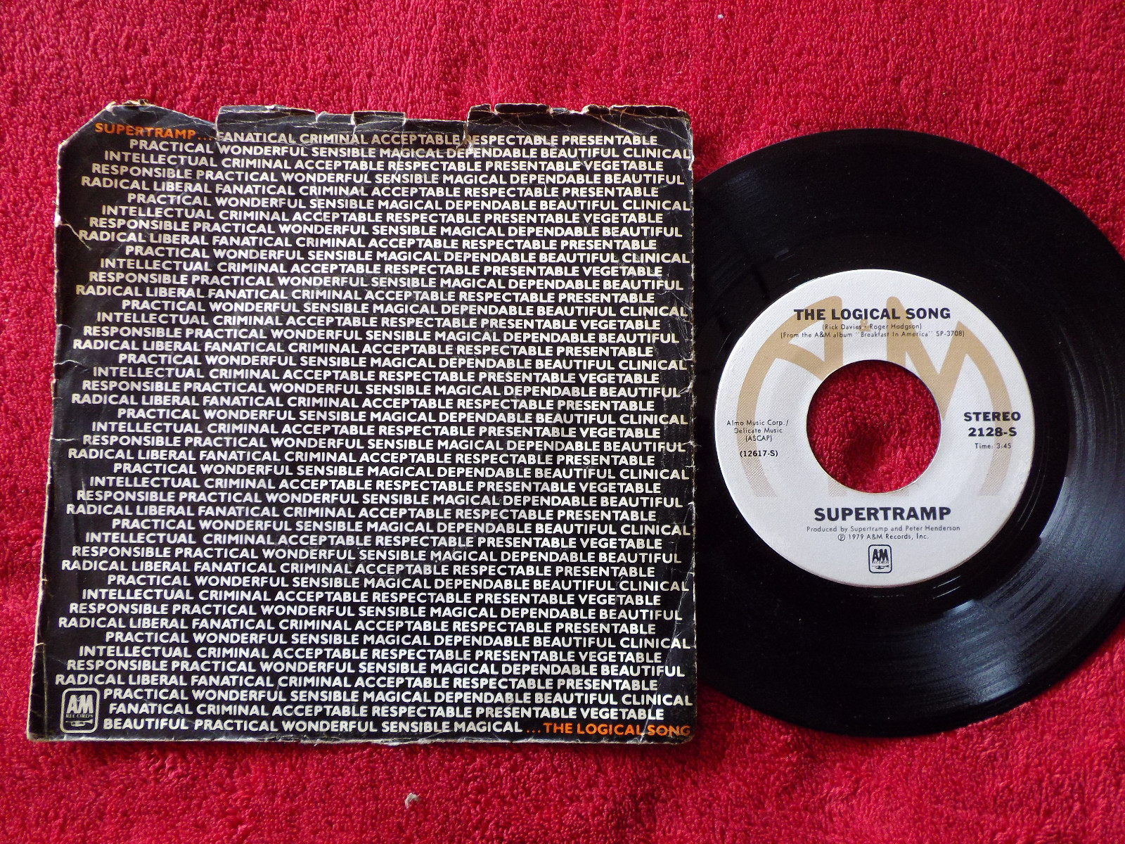 Supertramp – The Logical Song / Just Another Nervous Wreck (US-Single, 1979)