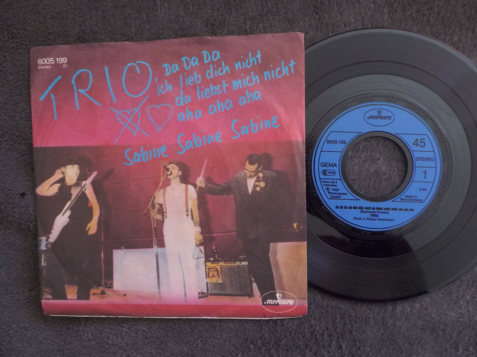 Trio – Da da da ich lieb dich nicht.. / Sabine Sabine Sabine | Mercury Records 6005 199