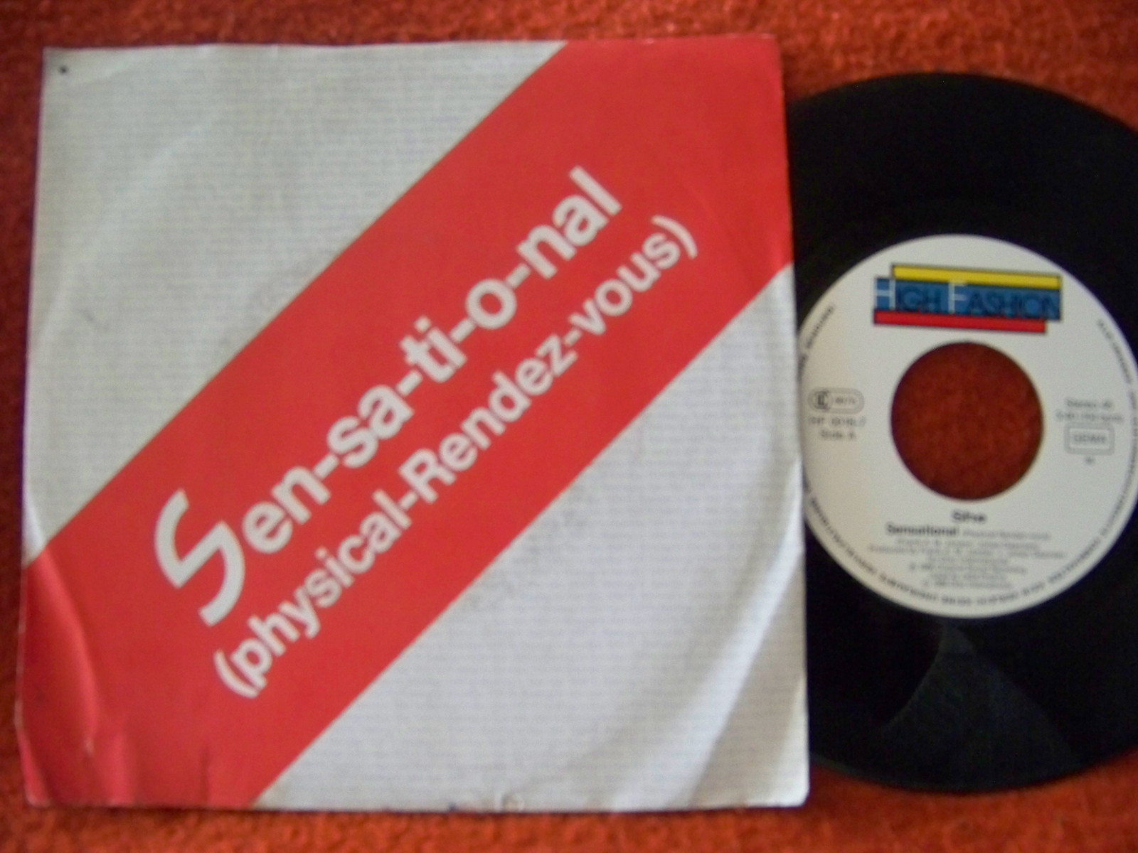 She – Sensational / First Love (High Fashion Records, HF 0018-7, 1986)