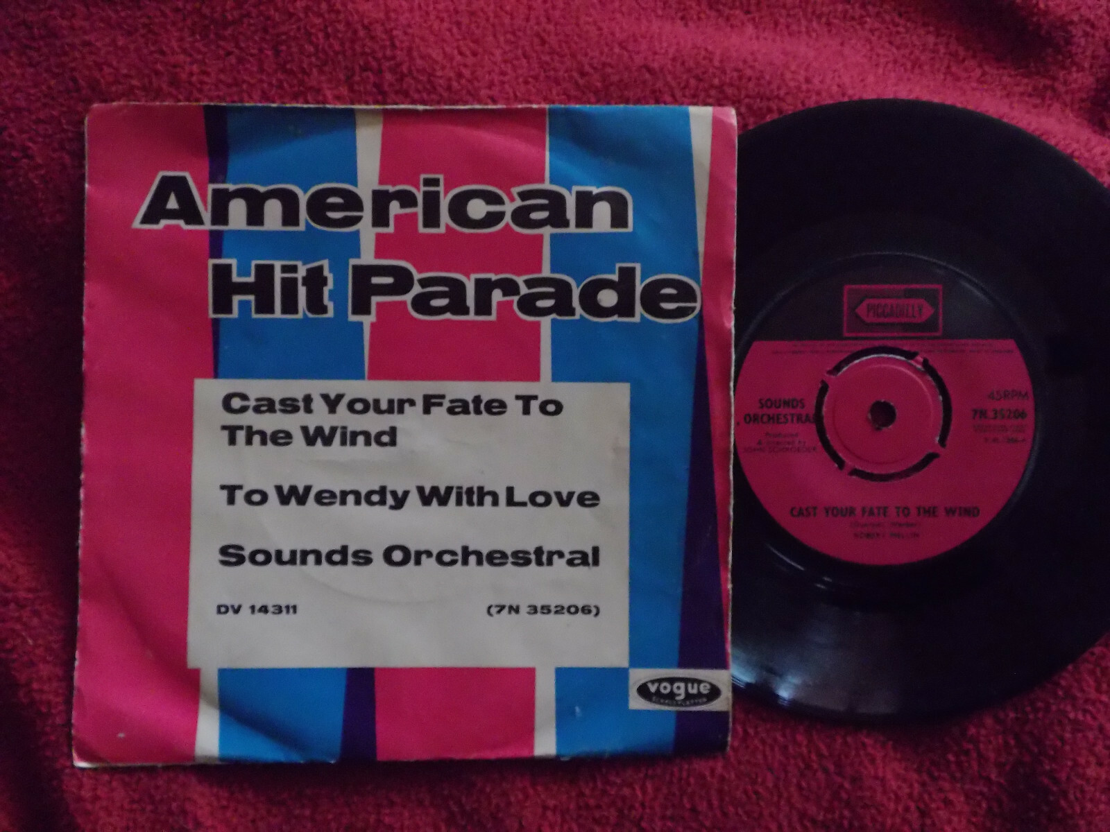 Sounds Orchestral – Cast your fate to the wind / To Wendy with love (Single)