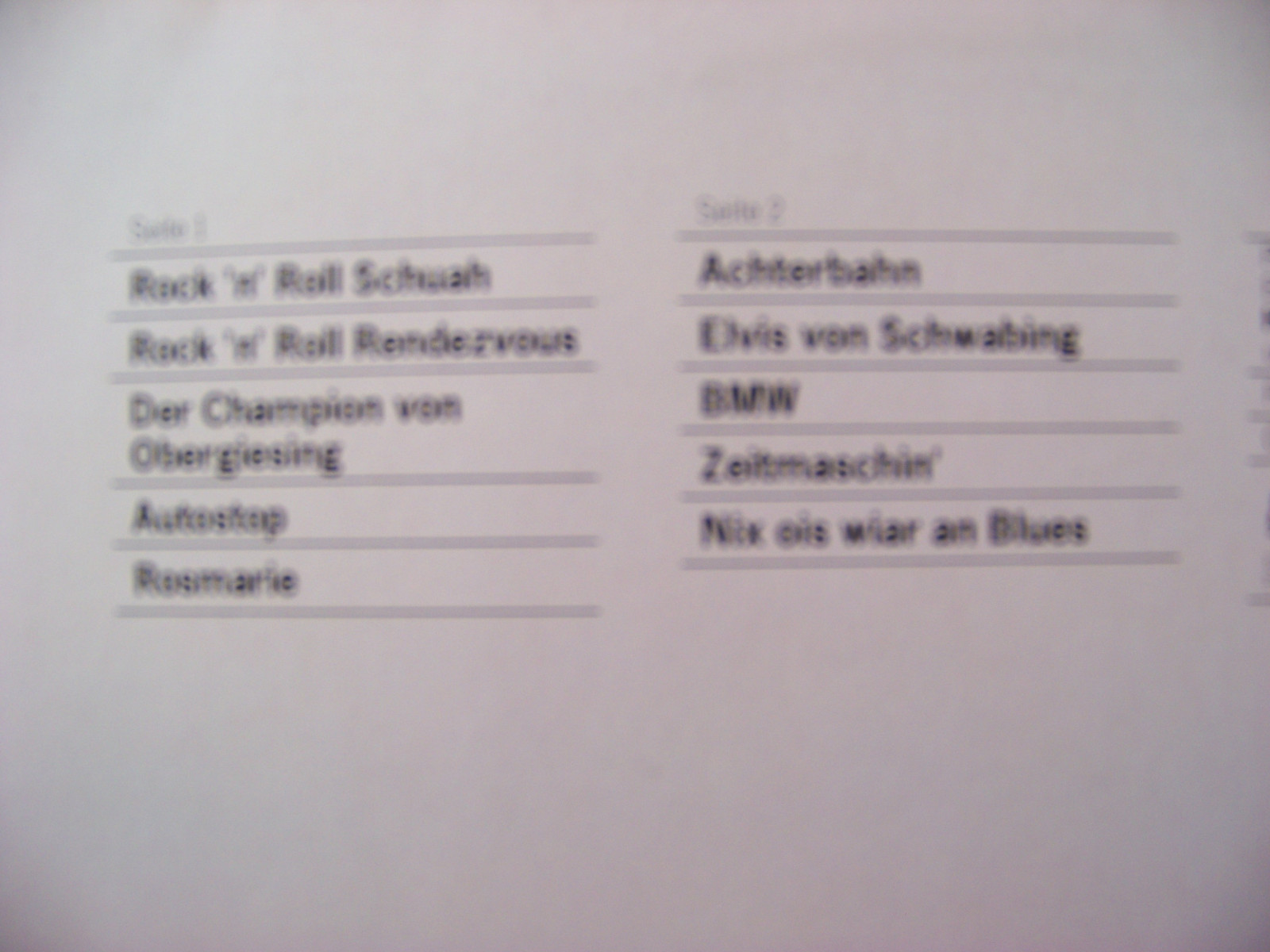 Spider Murphy Gang – Rock´n´Roll Schuah | Electrola LP, 1980, Bild 2