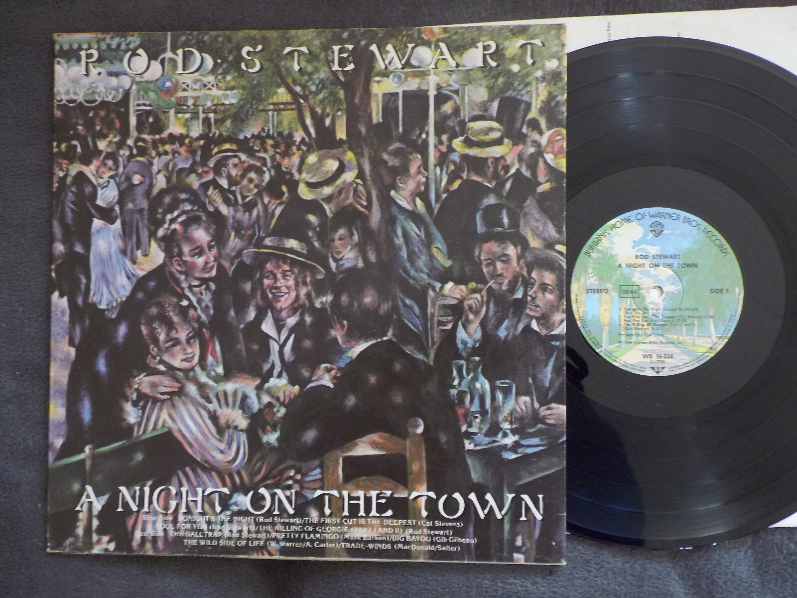 Rod Stewart – A night on the town (LP, Warner Bros. Records, 1976)