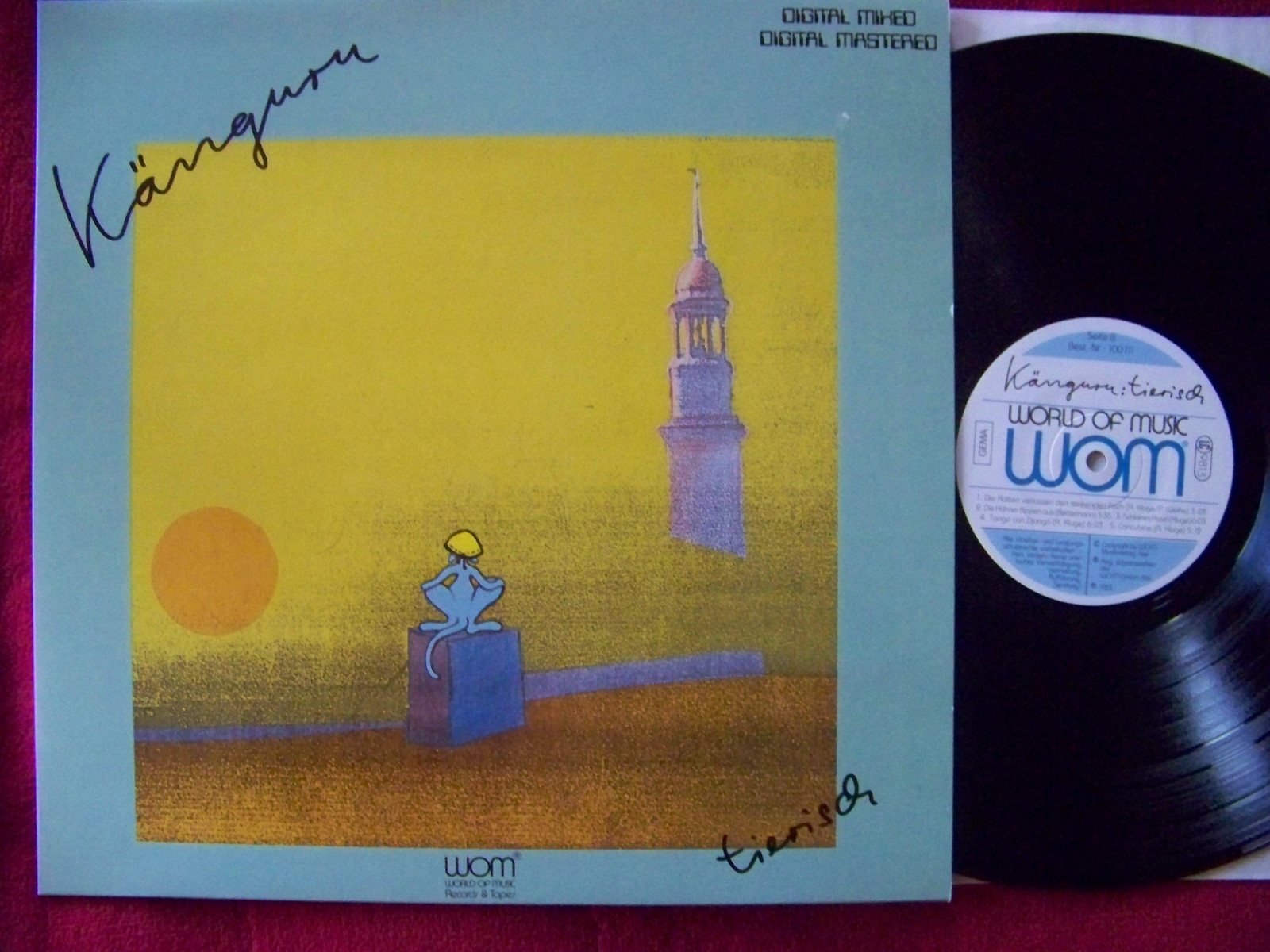 Känguru – Tierisch · WOM Records 100 111 · LP, Deutschland 1983