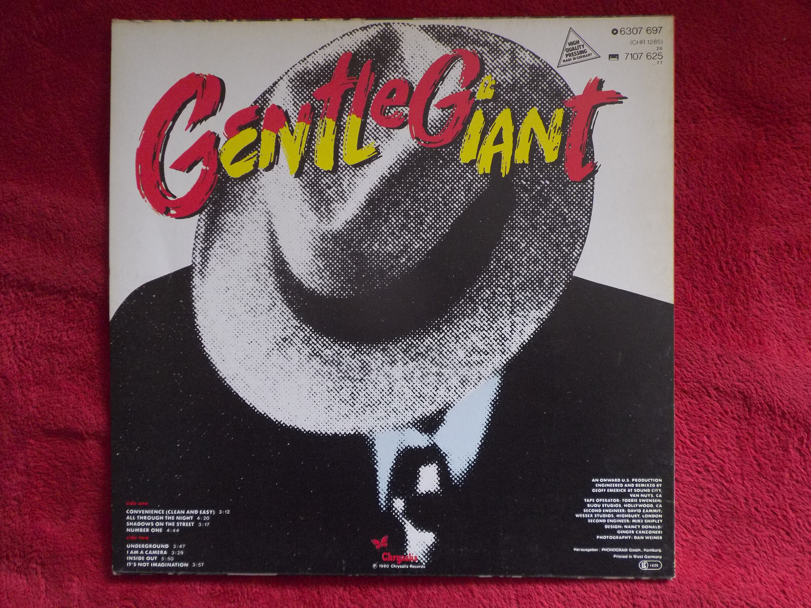 Gentle Giant – Civilian | Chrysalis Records 6307 697 | LP, Deutschland 1980, Bild 4