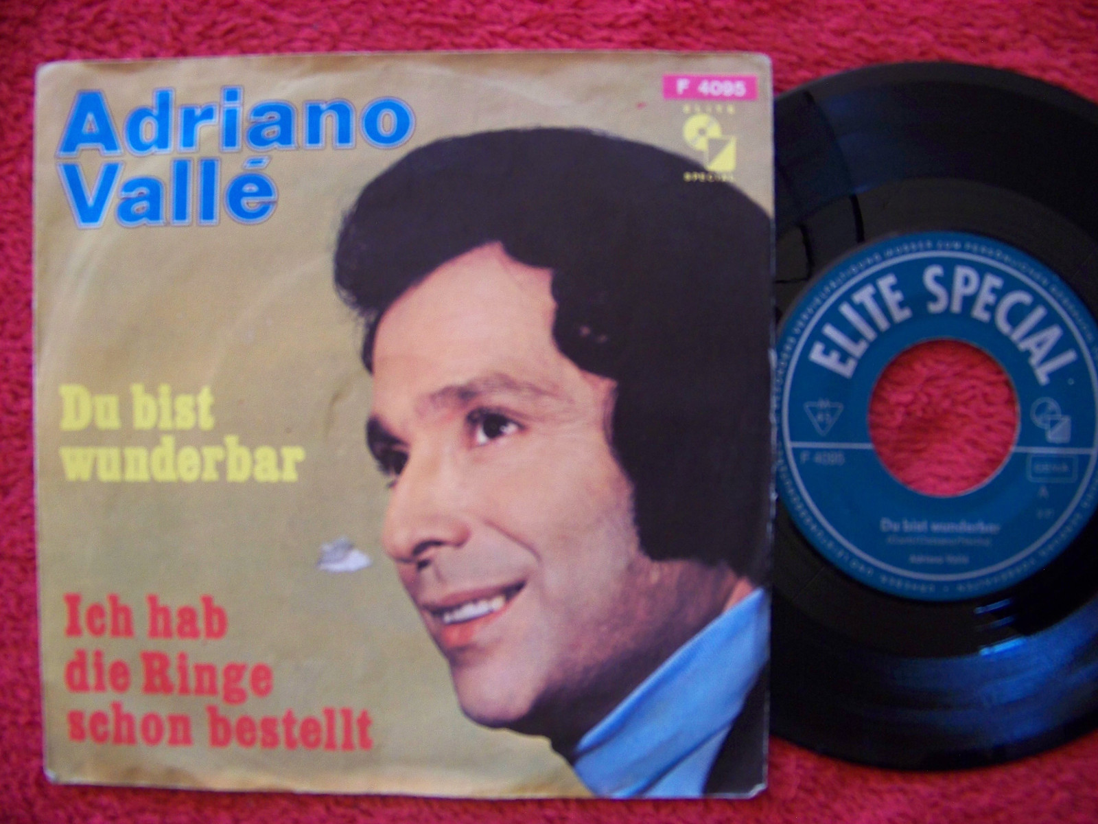 Adriano Valle – Du bist wunderbar / Ich hab die Ringe schon bestellt (Single)