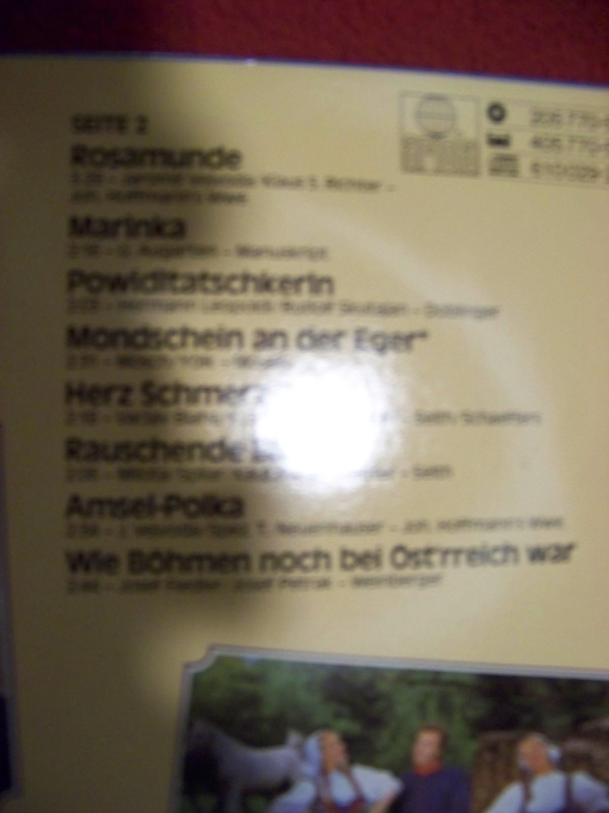 Peter Alexander – Aus Böhmen kommt die Musik (LP, Ariola Records, 1983), Bild 4