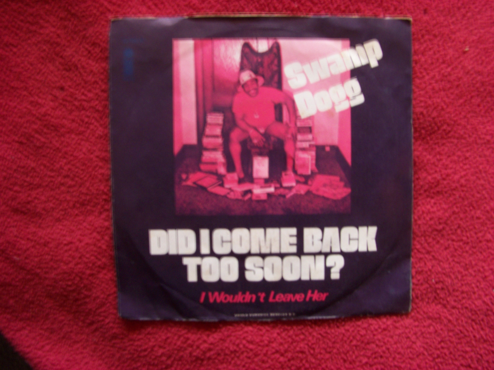 Swamp Dogg – Did I come back too soon? / I wouldn´t leave her | Island Records, Bild 2