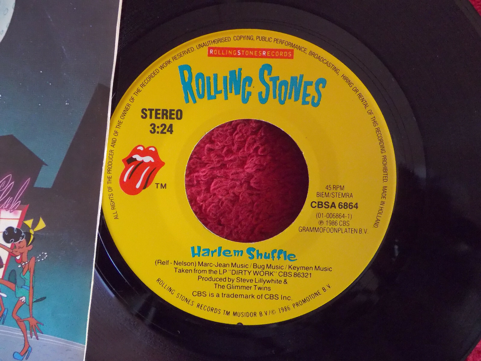 The Rolling Stones – Harlem Shuffle / Had It with You (7″-Single, 1986), Bild 2