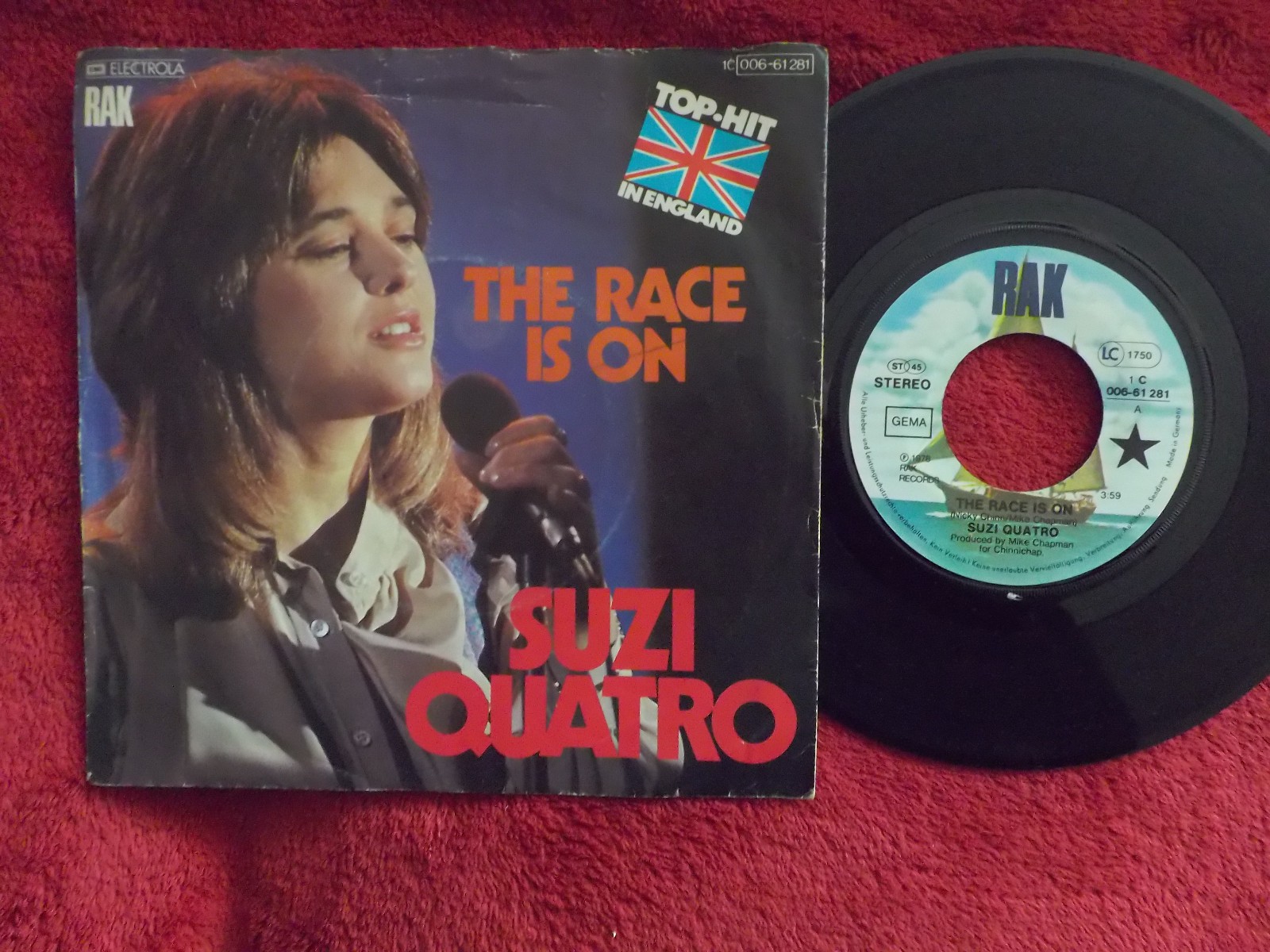 Suzi Quatro – The Race Is On / Non Citizen (7″-Single)