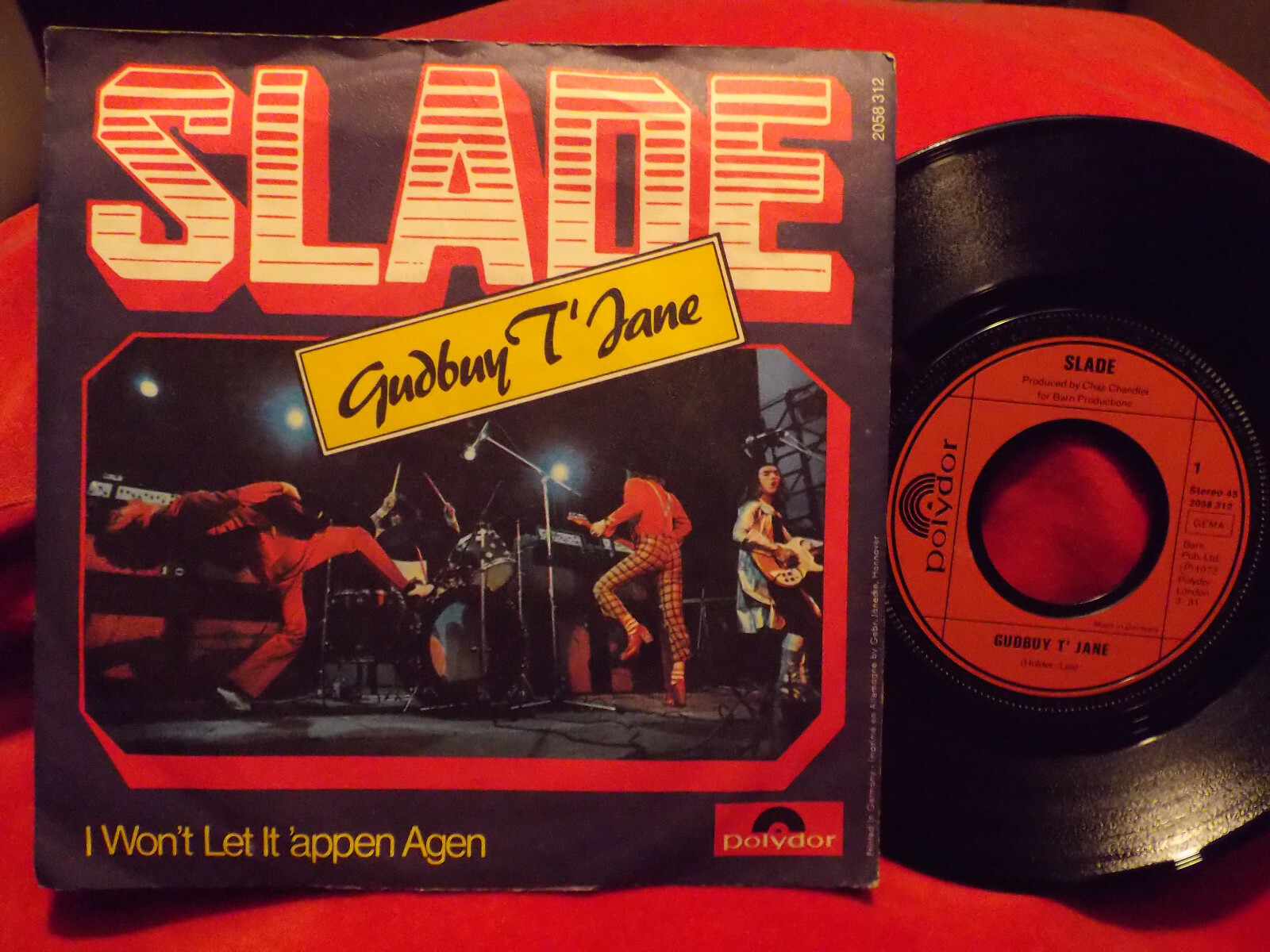 Slade – Gudbuy T` Jane / I won´t let it ´appen agen | Polydor 2058 312