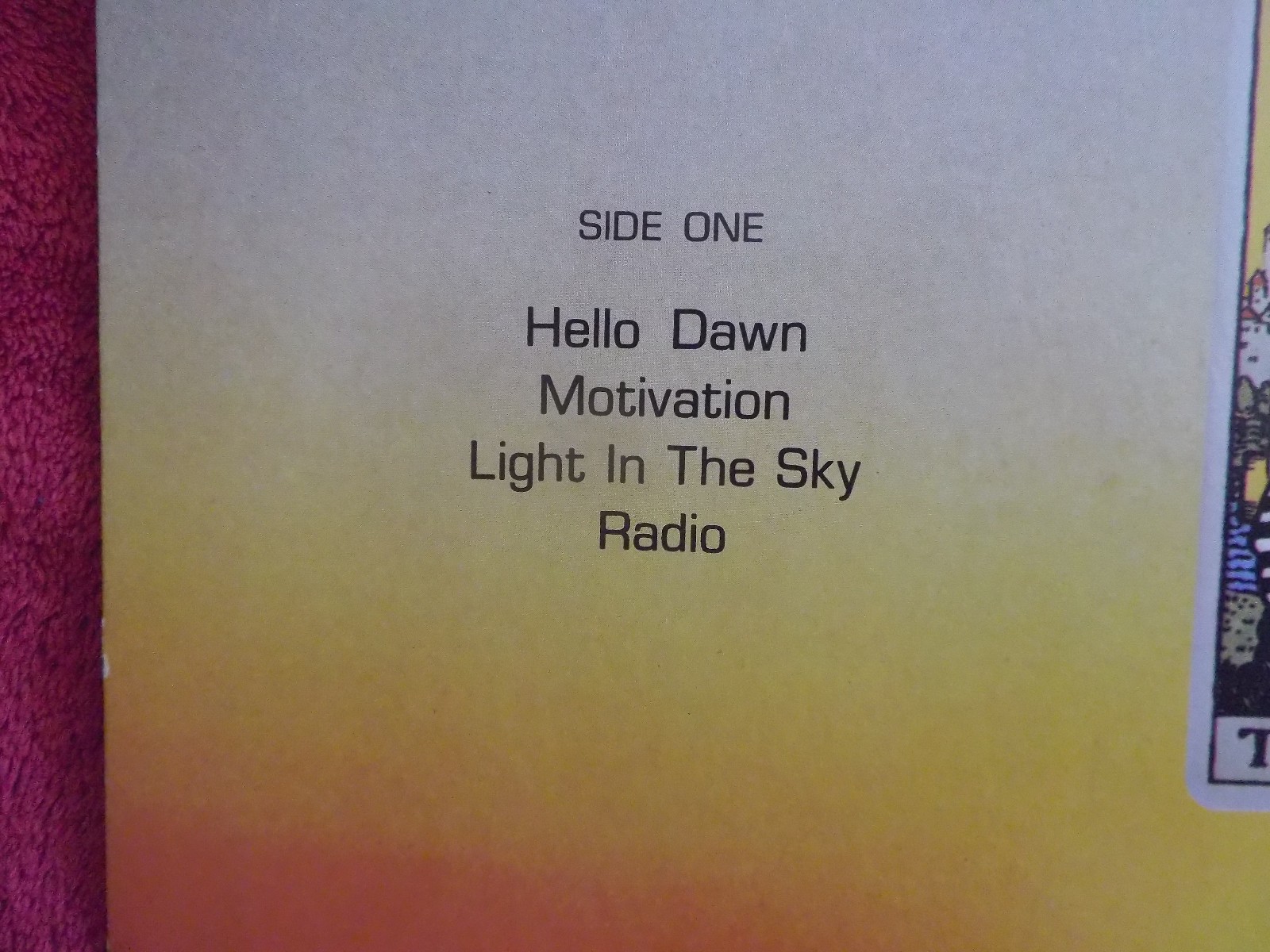 Steve Hillage – Motivation Radio (Virgin Records, 1977), Bild 6