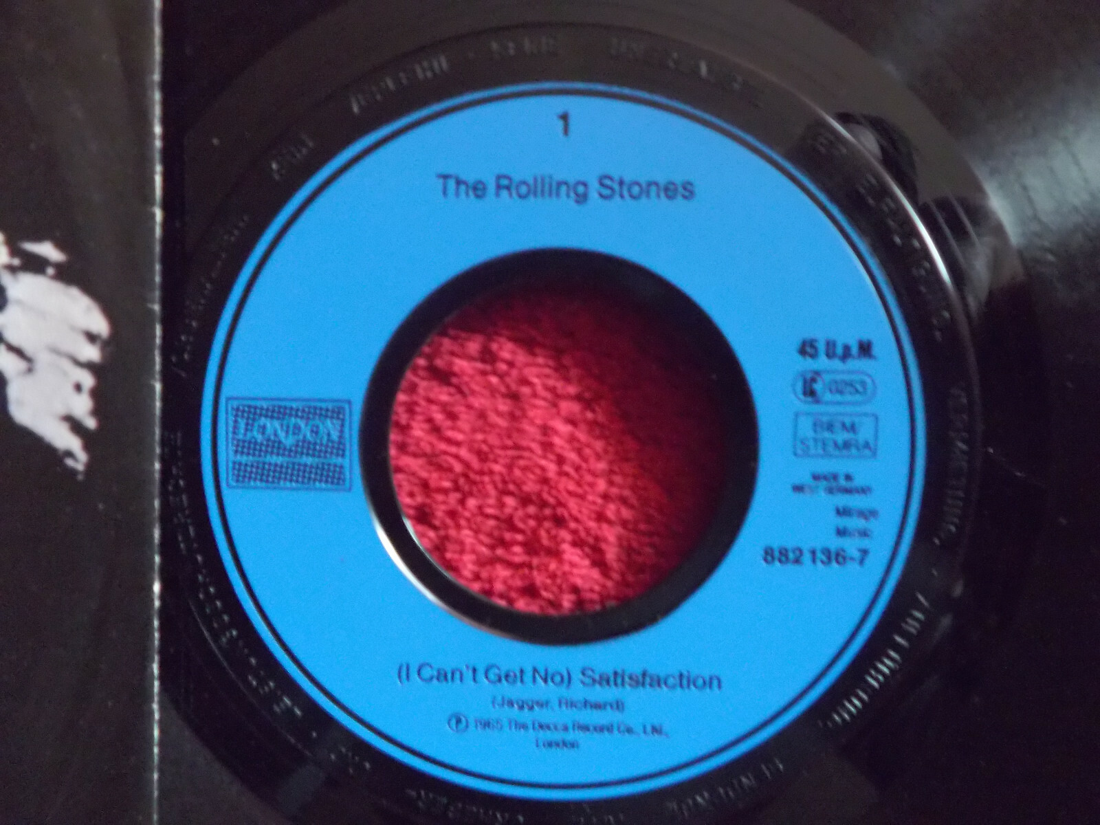 The Rolling Stones – Satisfaction / The under assistant west coast promotion man | deutsche London-Single, Bild 2