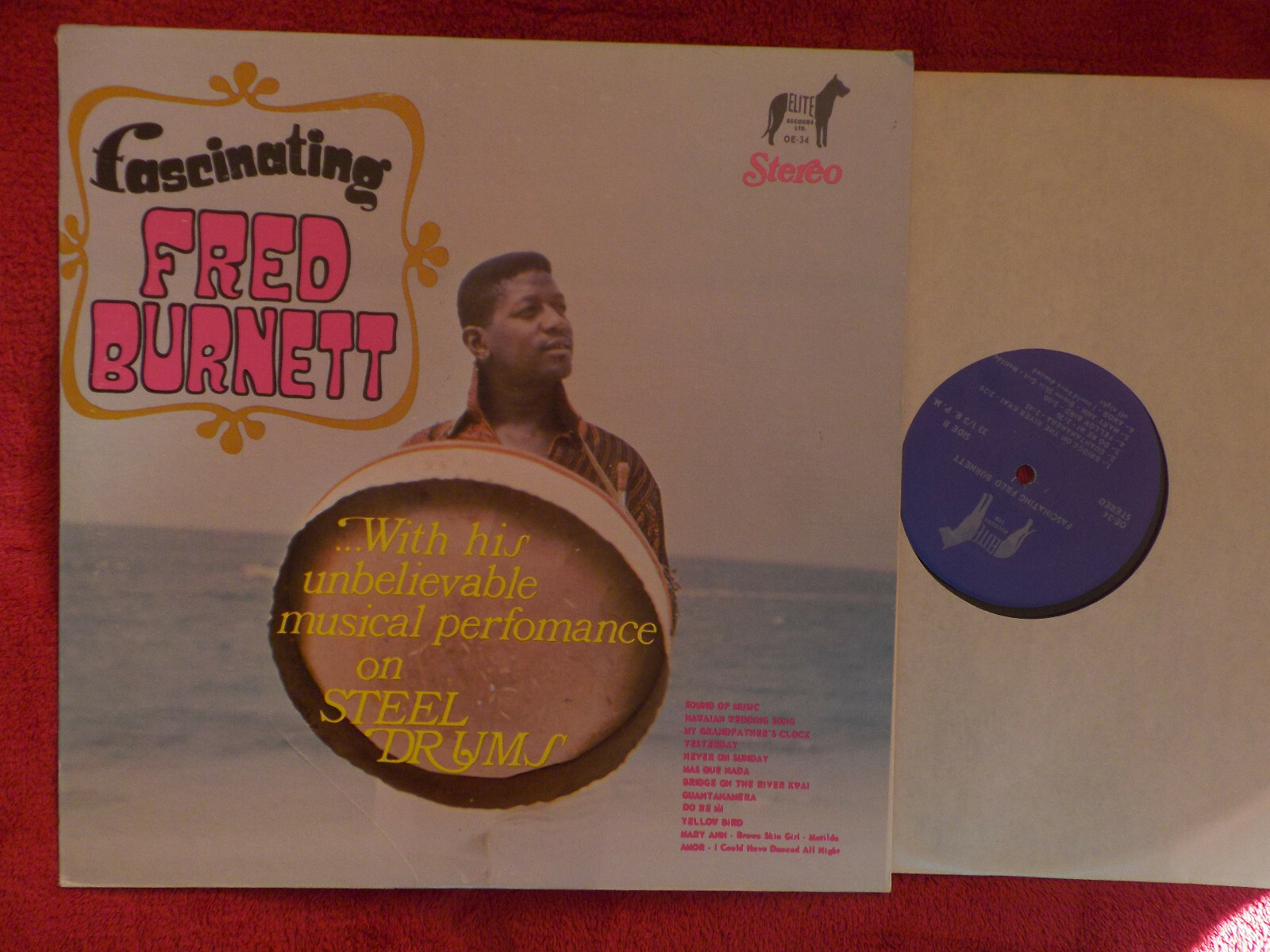 Fred Burnett – Fascinating (LP, Elite Records, OE - 34)