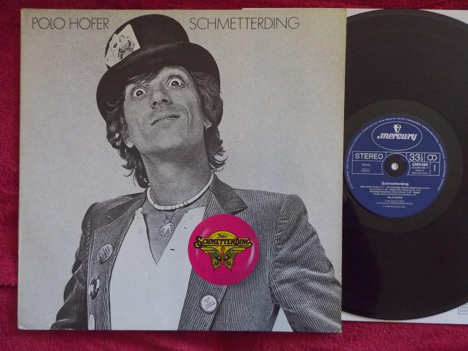 Polo Hofer – Schmetterding (Mercury, 1980, LP)