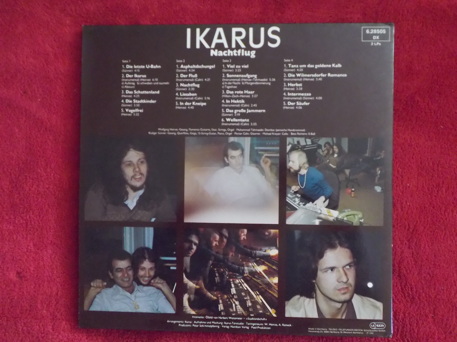 Ikarus – Nachtflug | 2-LP, Pool Records, 1980, Bild 4