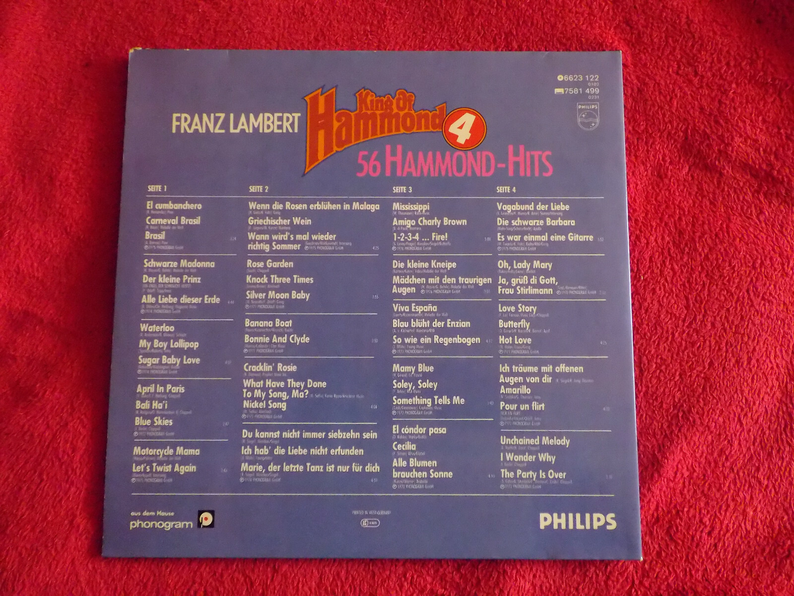 Franz Lambert – King of Hammond (Doppel-LP), Bild 3