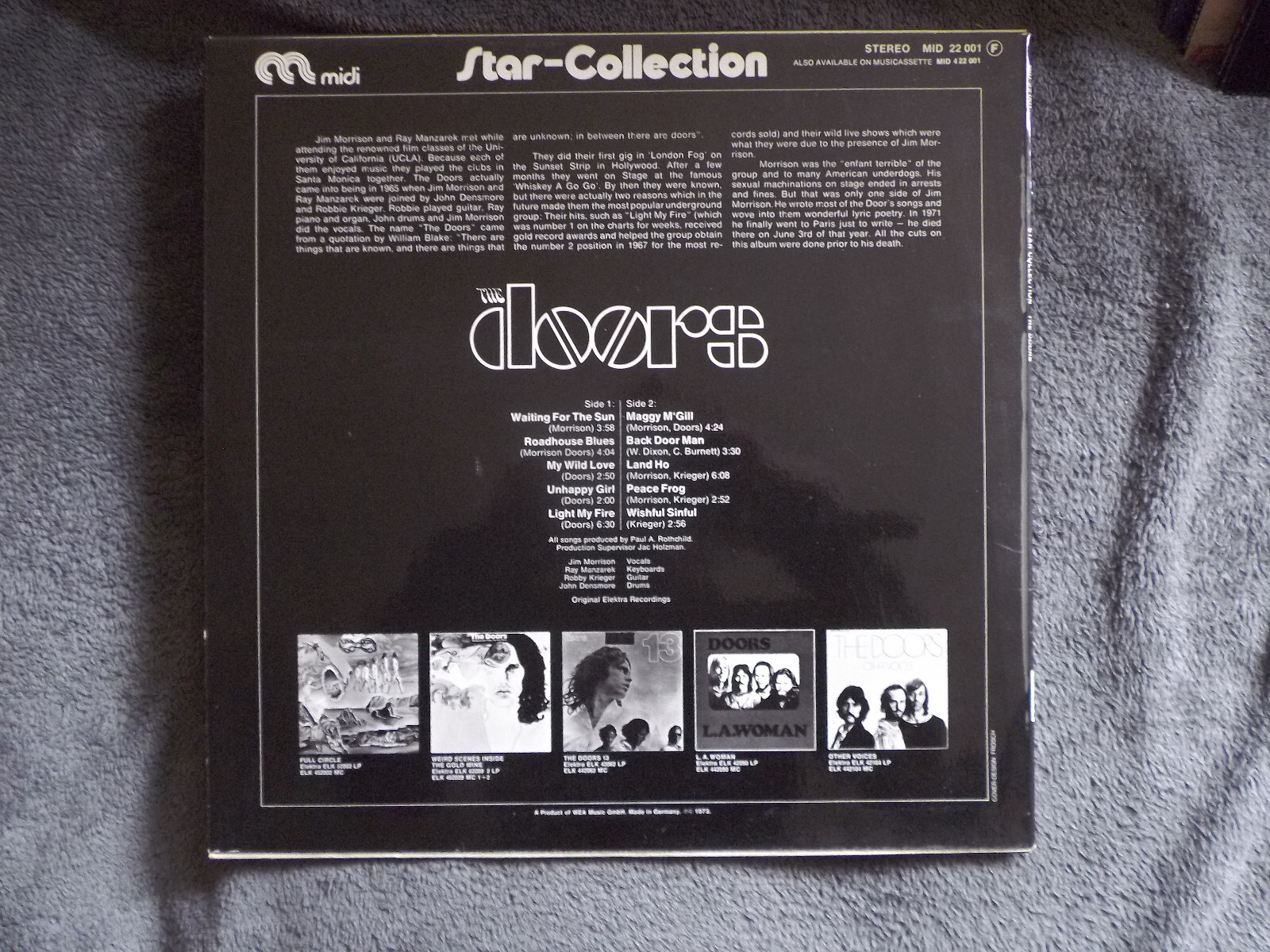 The Doors – Star-Collection (LP, Midi Records, 1973), Bild 2