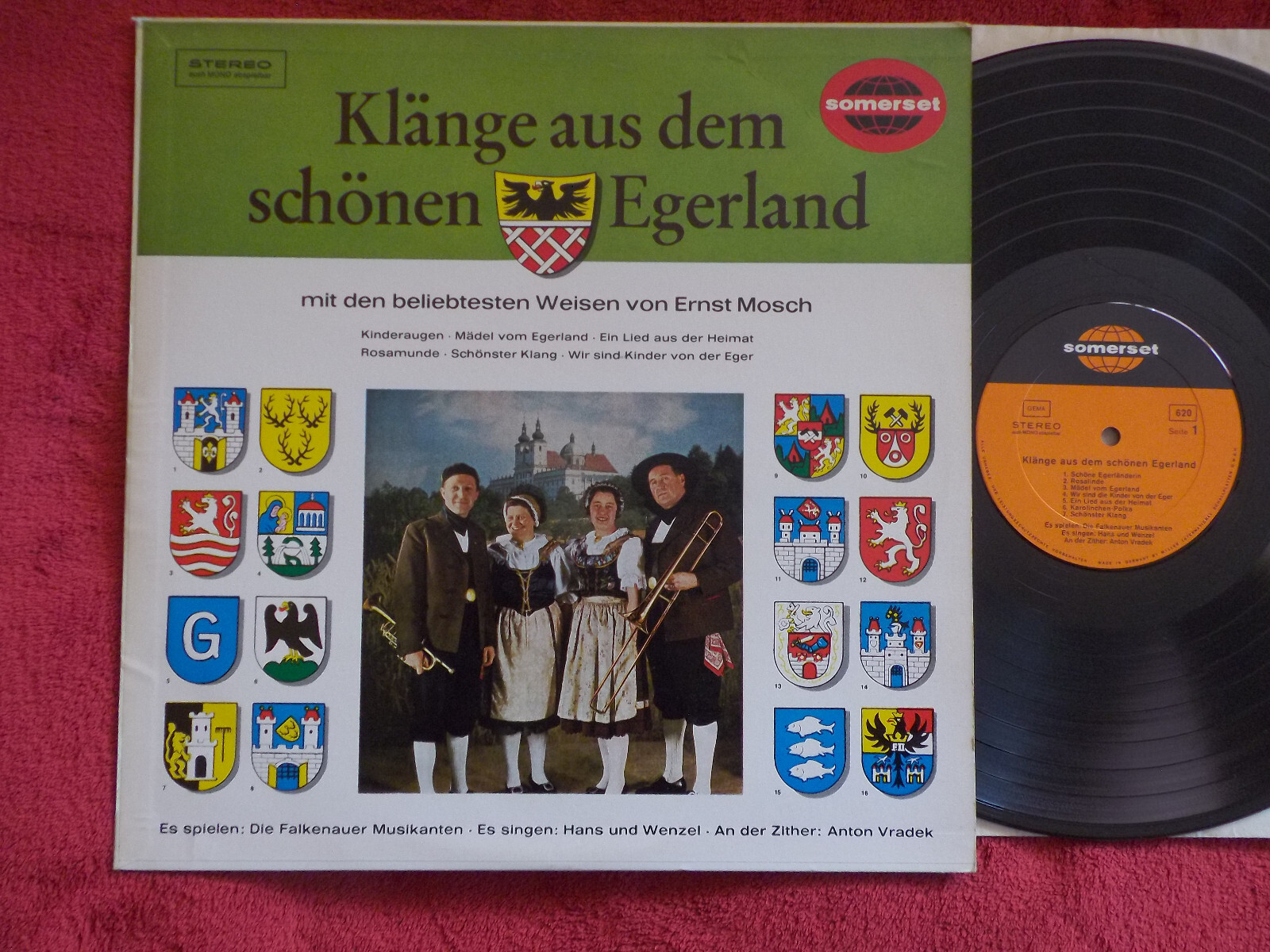 Die Falkenauer Musikanten / Hans & Wenzel – Klänge aus dem schönen Egerland (LP, 1982)
