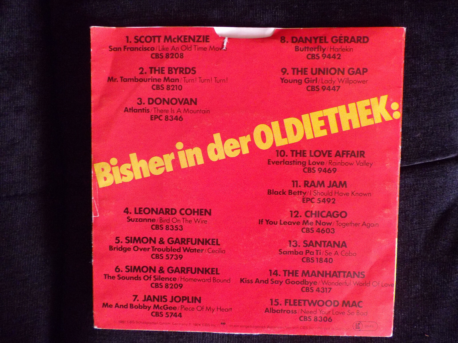 Santana – Samba pa ti / Se a cabo | CBS S 1840 | Deutschland, 1981, Bild 2