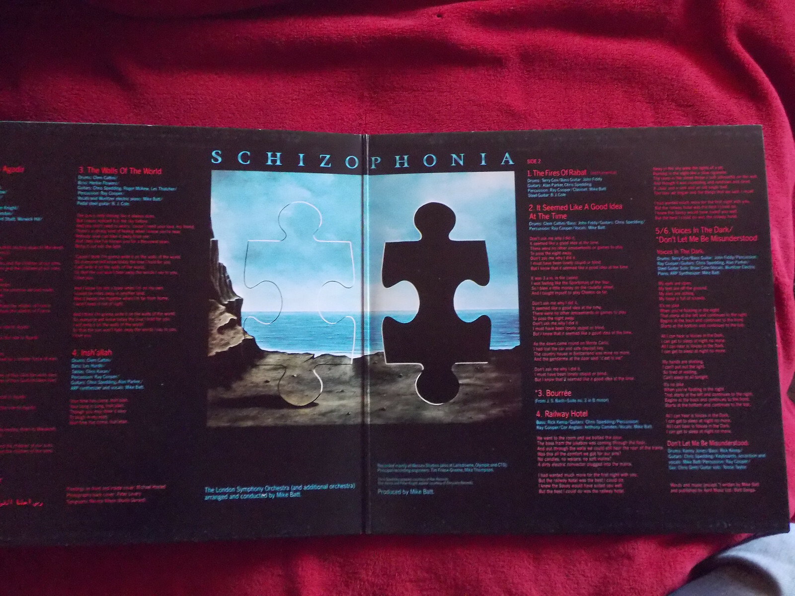 Mike Batt – Schizophonia (Epic Records, S EPC 82001), Bild 2