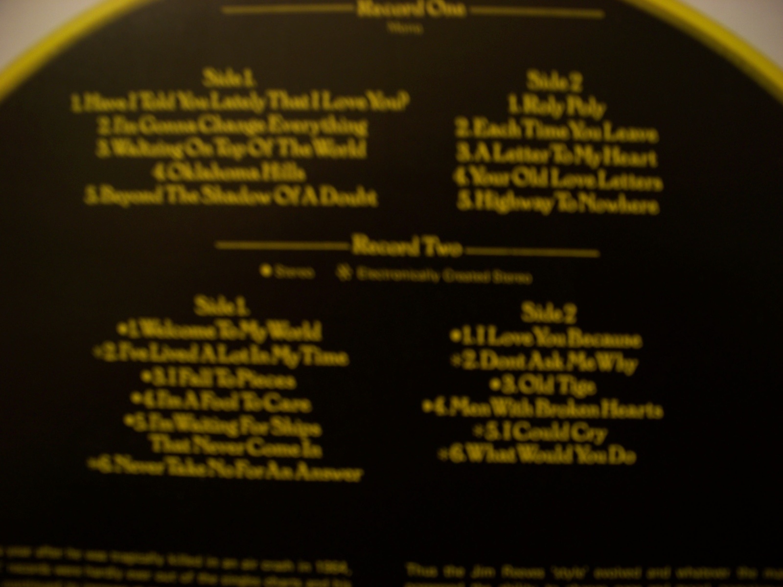 Jim Reeves – The Jim Reeves Collection (Double LP, Camden Records), Bild 3