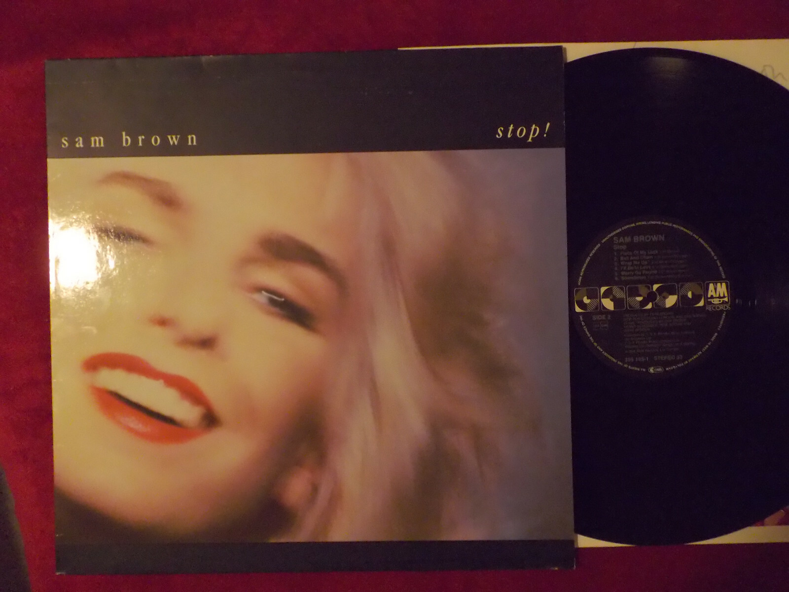 Sam Brown – Stop! | A & M Records, LP, Deutschland 1988
