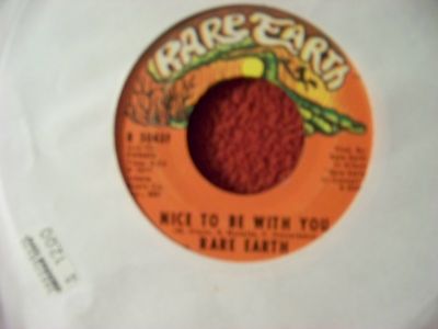 Rare Earth – Nice to be with you / What' d I say (7-inch-Single)