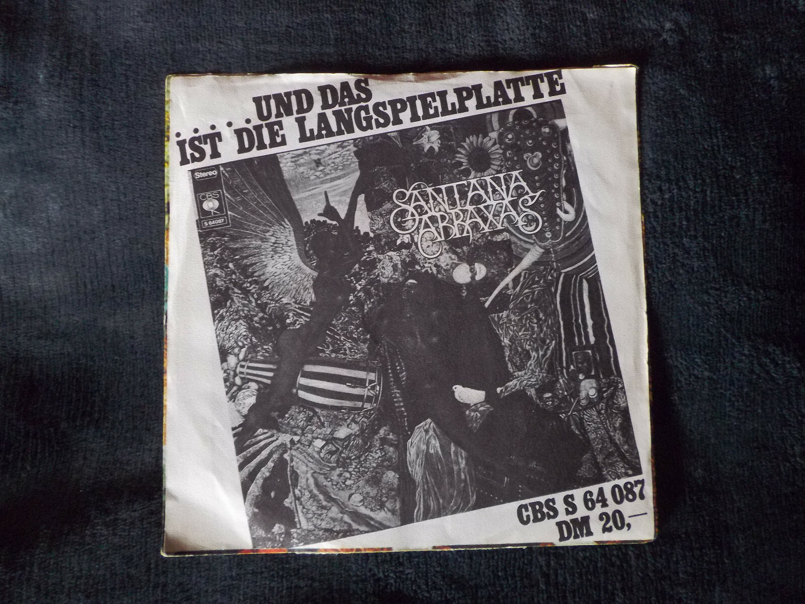 Santana – Oye como va / Samba pa ti | CBS Records 7046, Deutschland, 1970, Bild 2