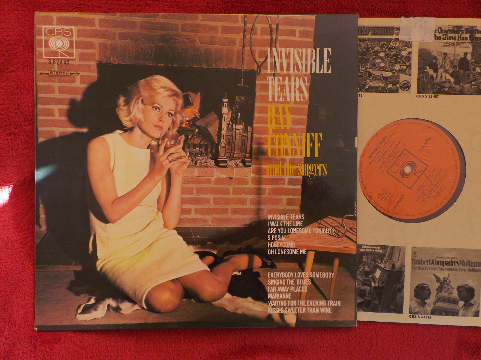 Ray Conniff – Invisible Tears (CBS Records, LP, S 62 449)