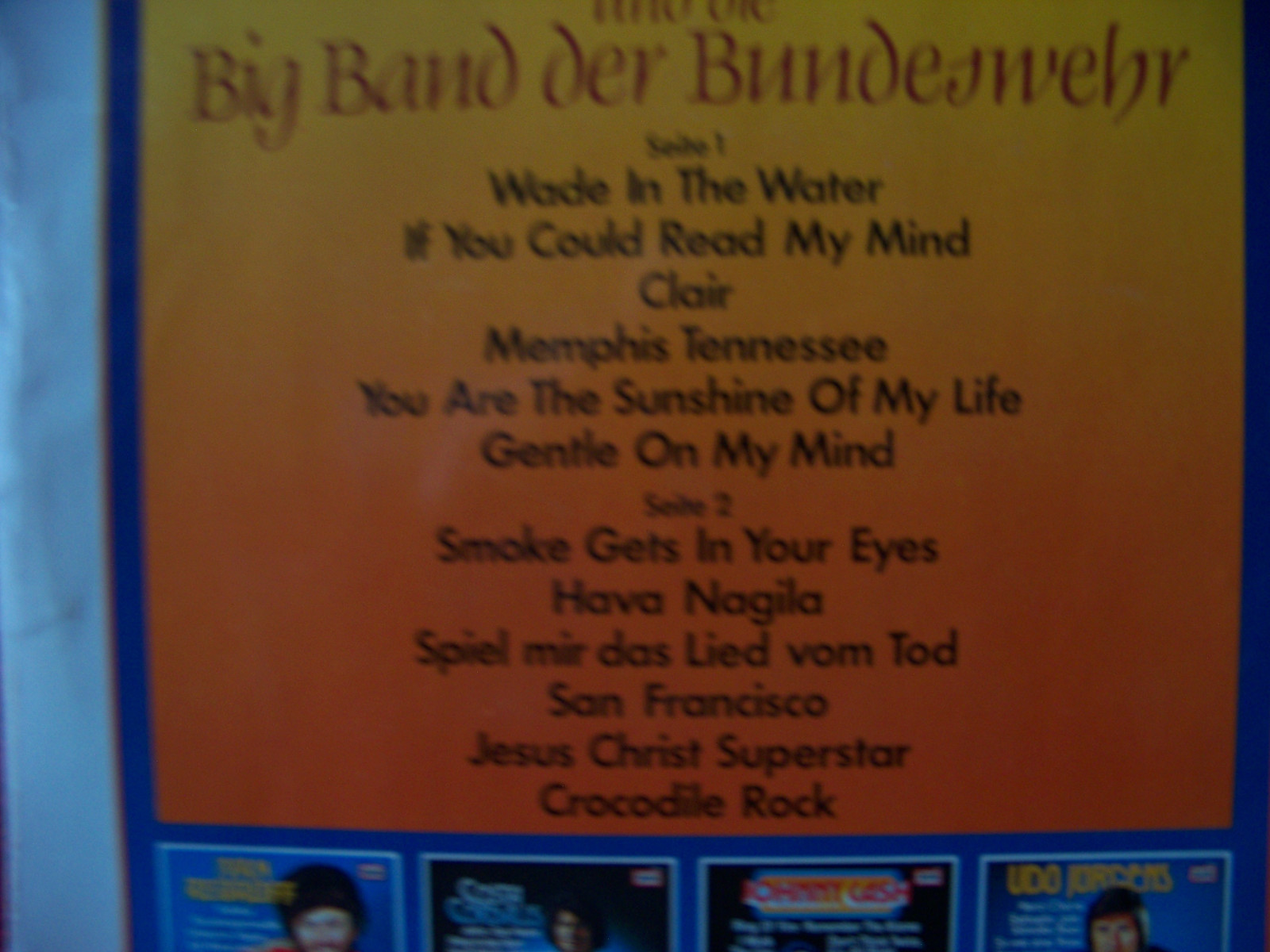 Günter Norris und die Big Band der Bundeswehr – same (Europa Records, LP), Bild 2