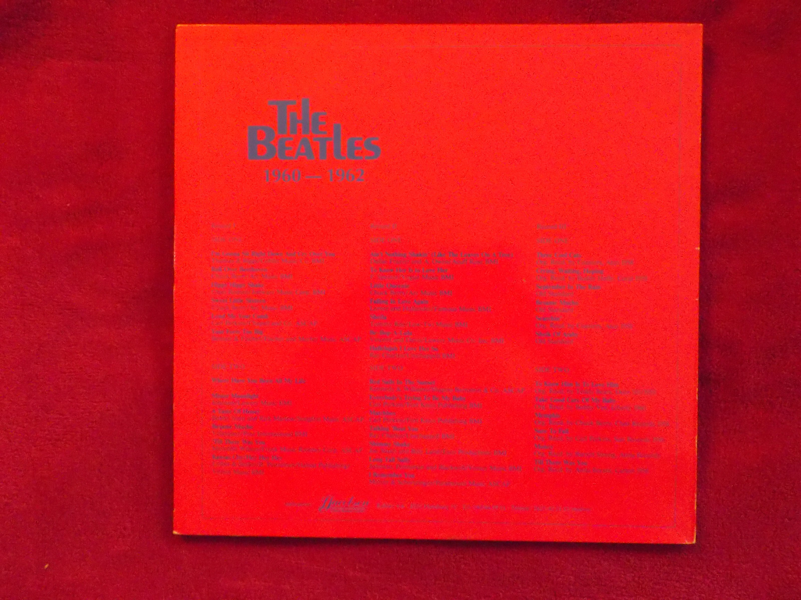 The Beatles – 1960–1962 – 3er-LP-Set, Bild 2