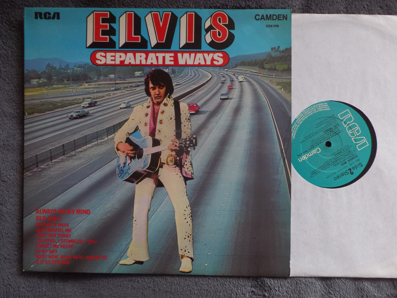 Elvis Presley – Separate Ways (RCA Camden, LP, 1973)