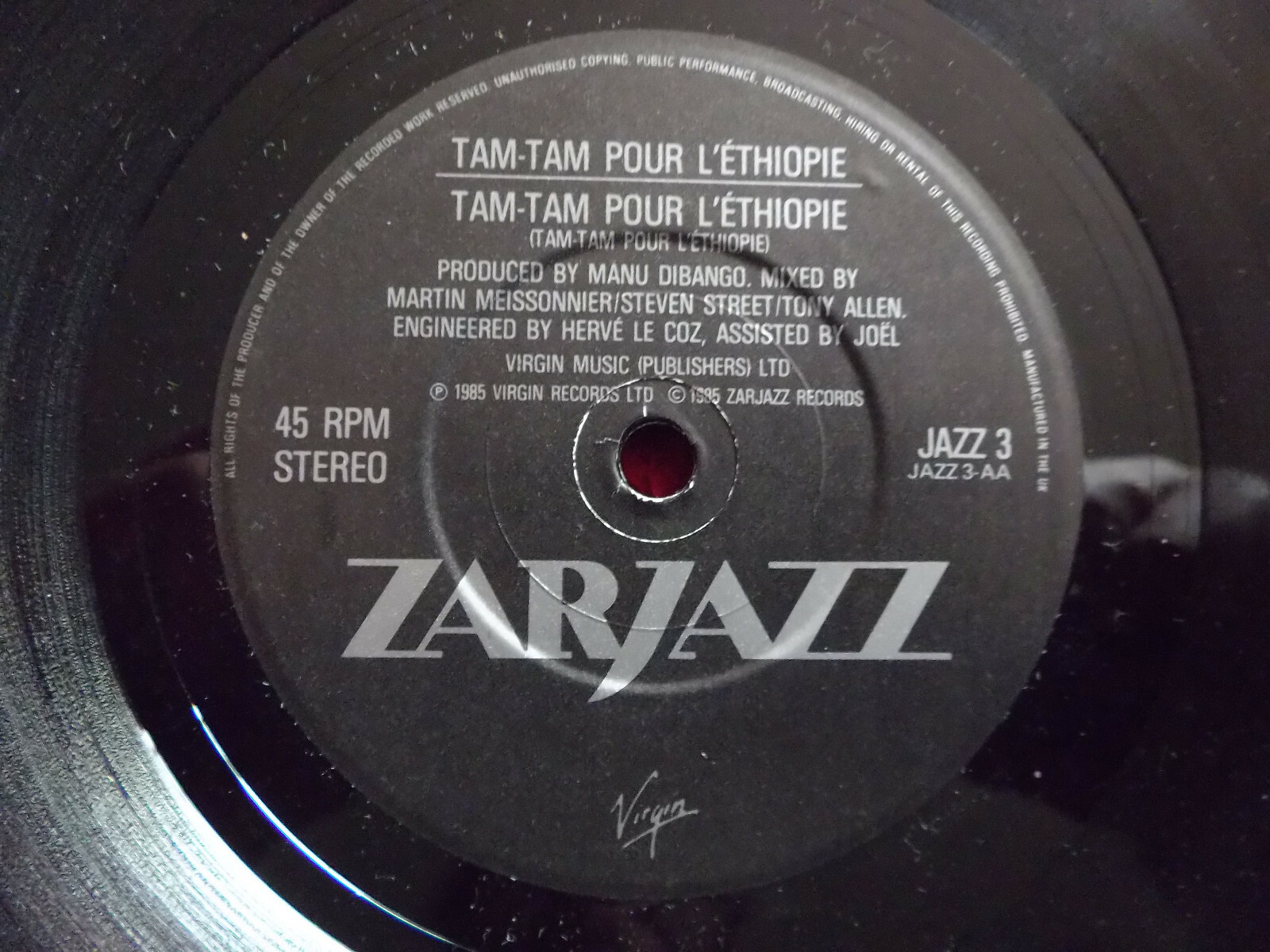 Starvation – Starvation / Tam-Tam pour l´ethiopie (7-Inch-Single, 1985), Bild 2
