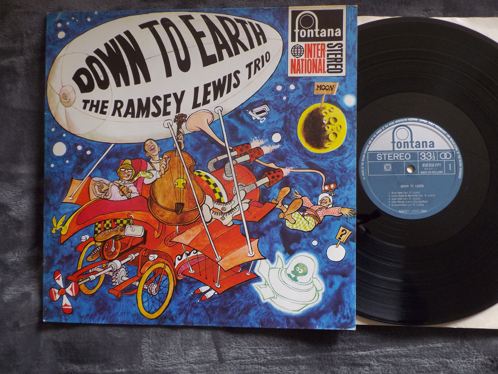 The Ramsey Lewis Trio – Down to earth (LP, Fontana)