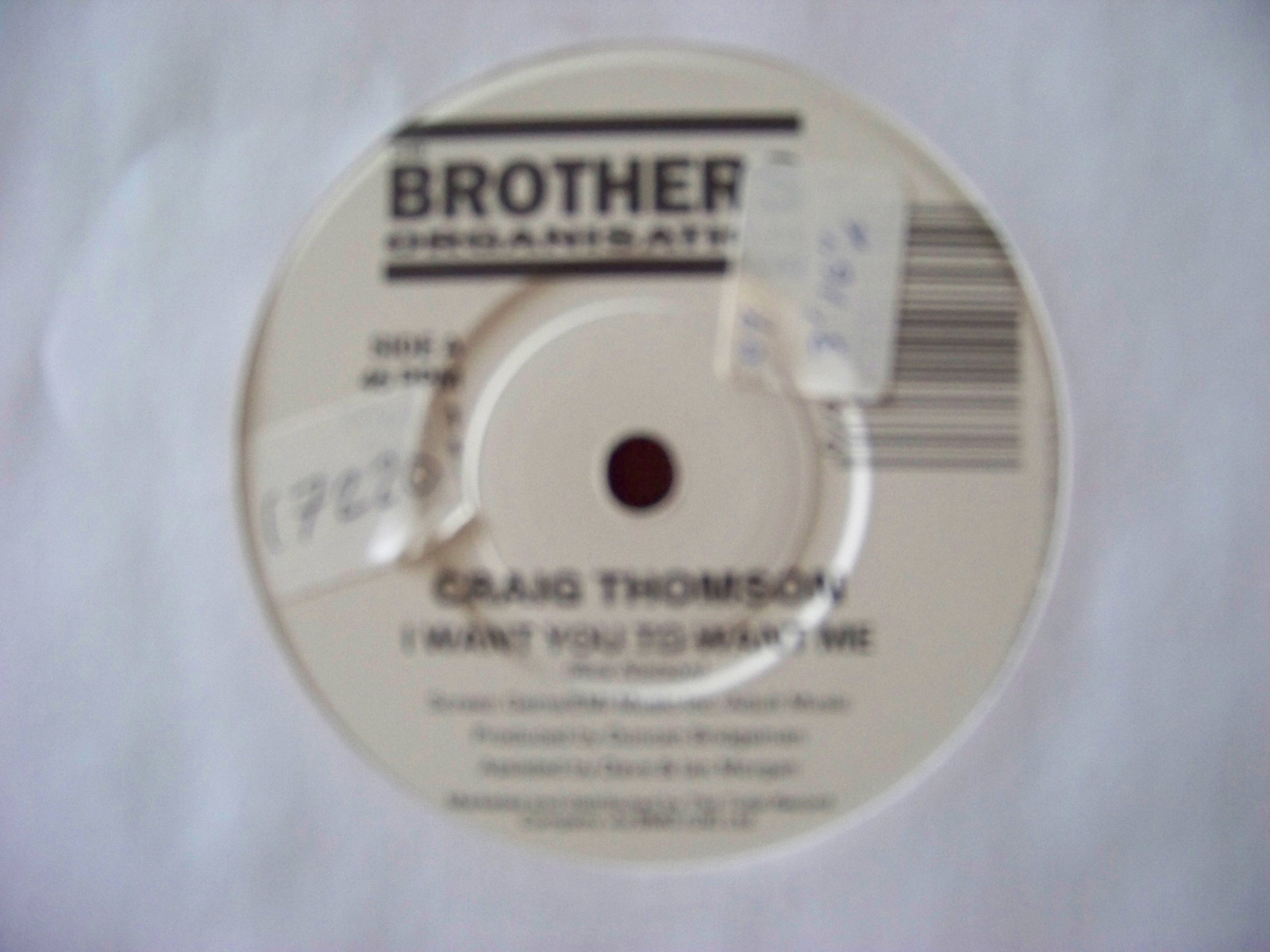 Craig Thomson – I want you to want me / Foolish pride (45 U/min)