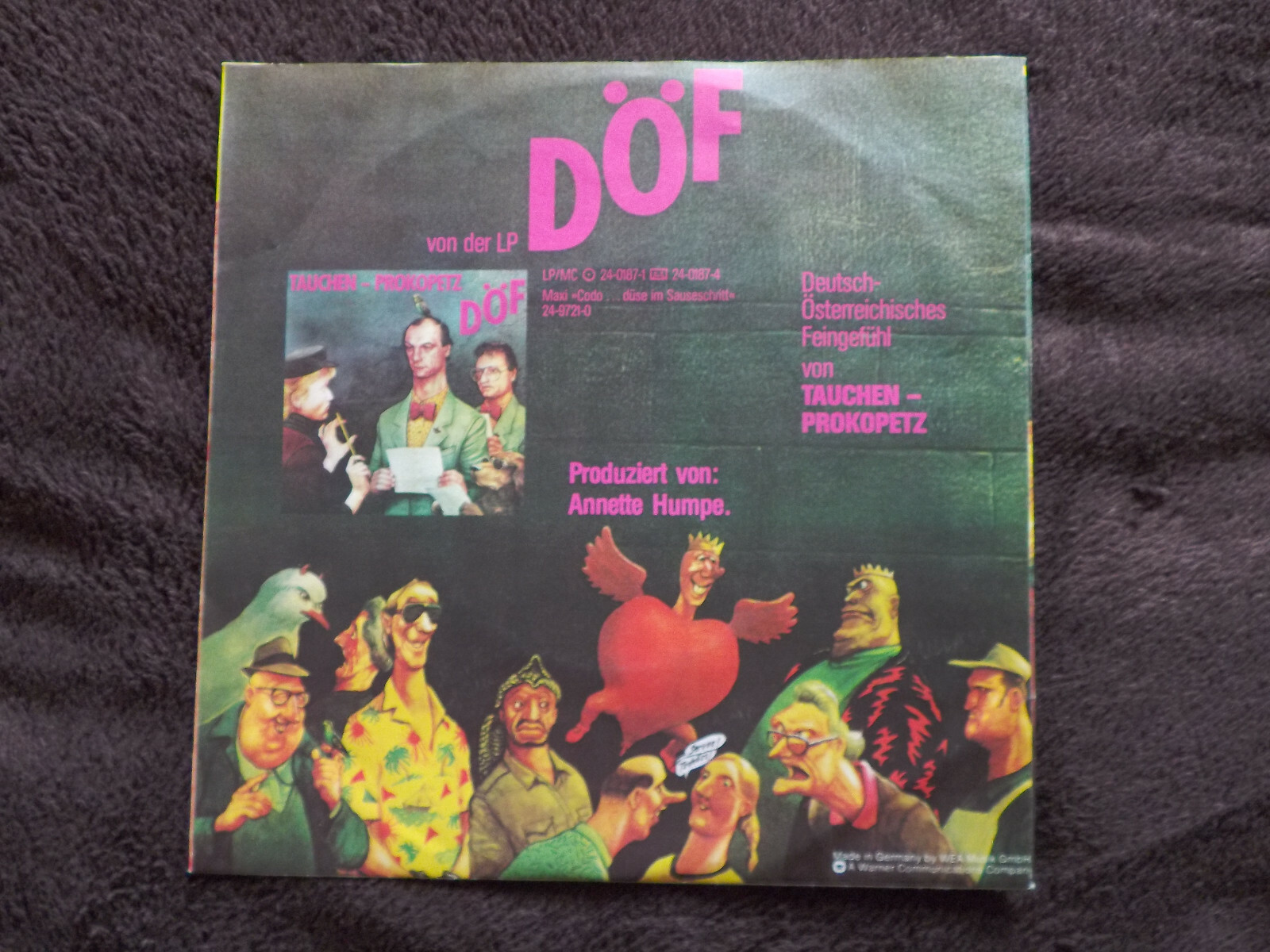 Tauchen / Prokopetz DÖF – Codo / Rein gar nix (7″-Single, 1983), Bild 2