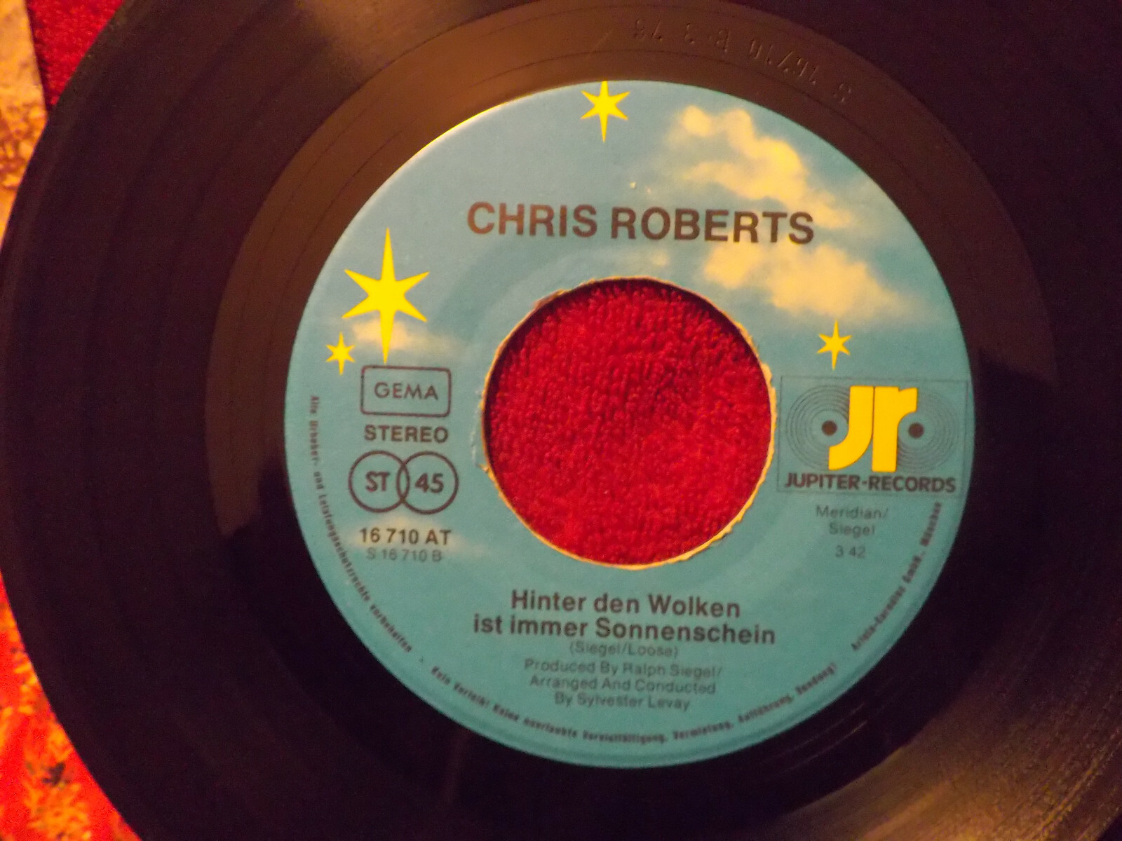 Chris Roberts – Do you speak english? / Hinter den Wolken ist immer Sonnenschein (7″-Single), Bild 3