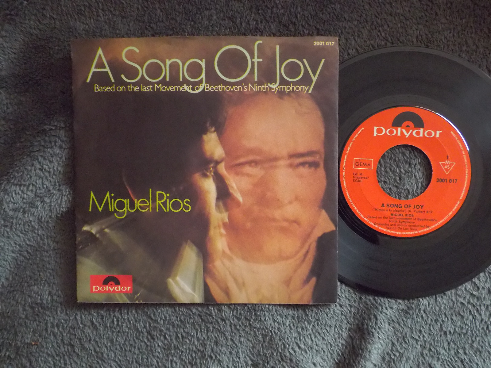 Miguel Rios – A song of joy / No sabes comosufri (Polydor 45 U/min)
